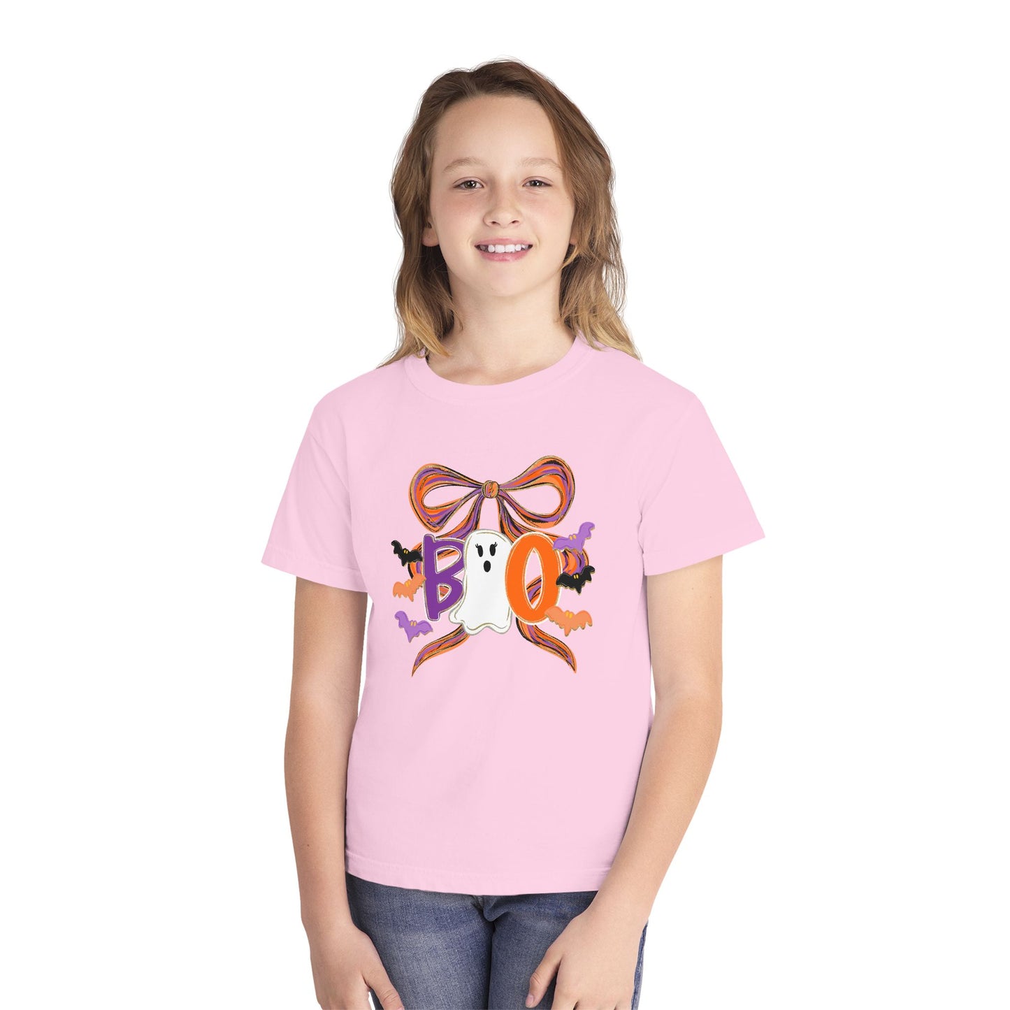 Halloween Ghost Youth Midweight T-Shirt