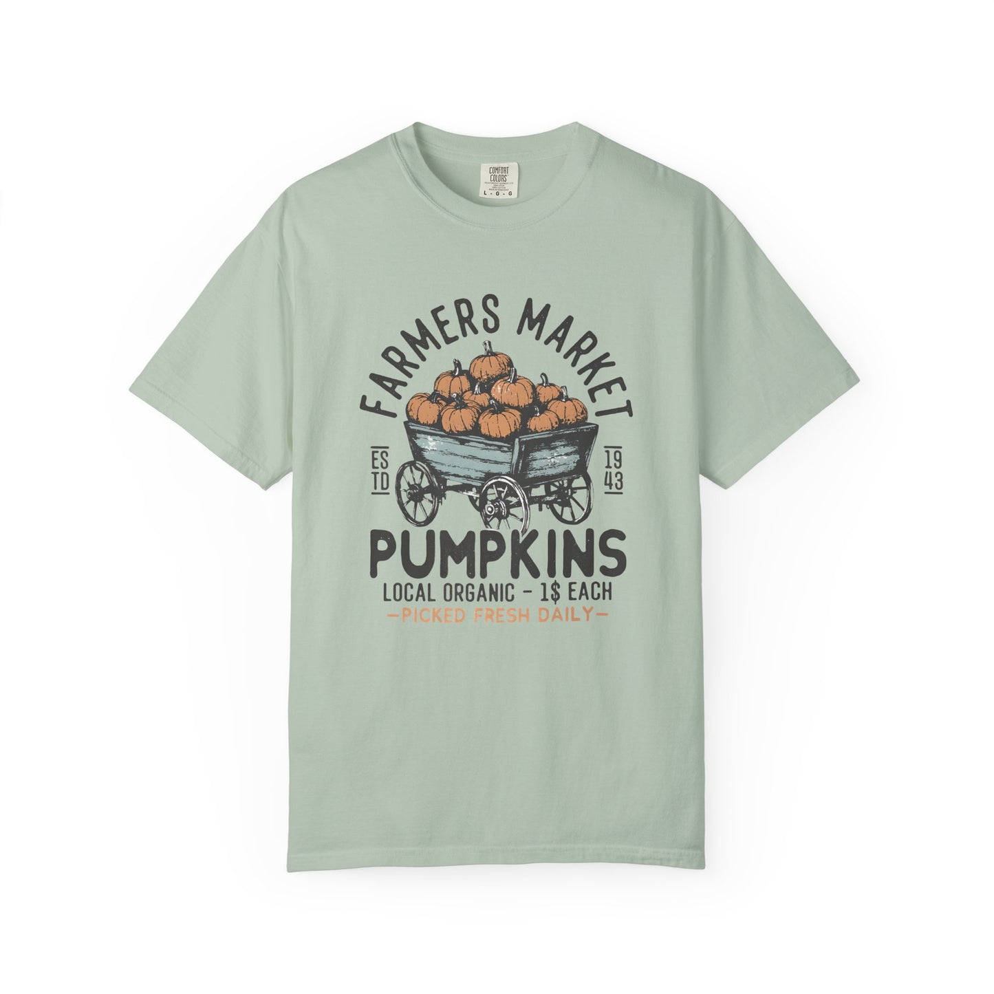 Farmers Market Pumpkin Graphic Unisex T-Shirt
