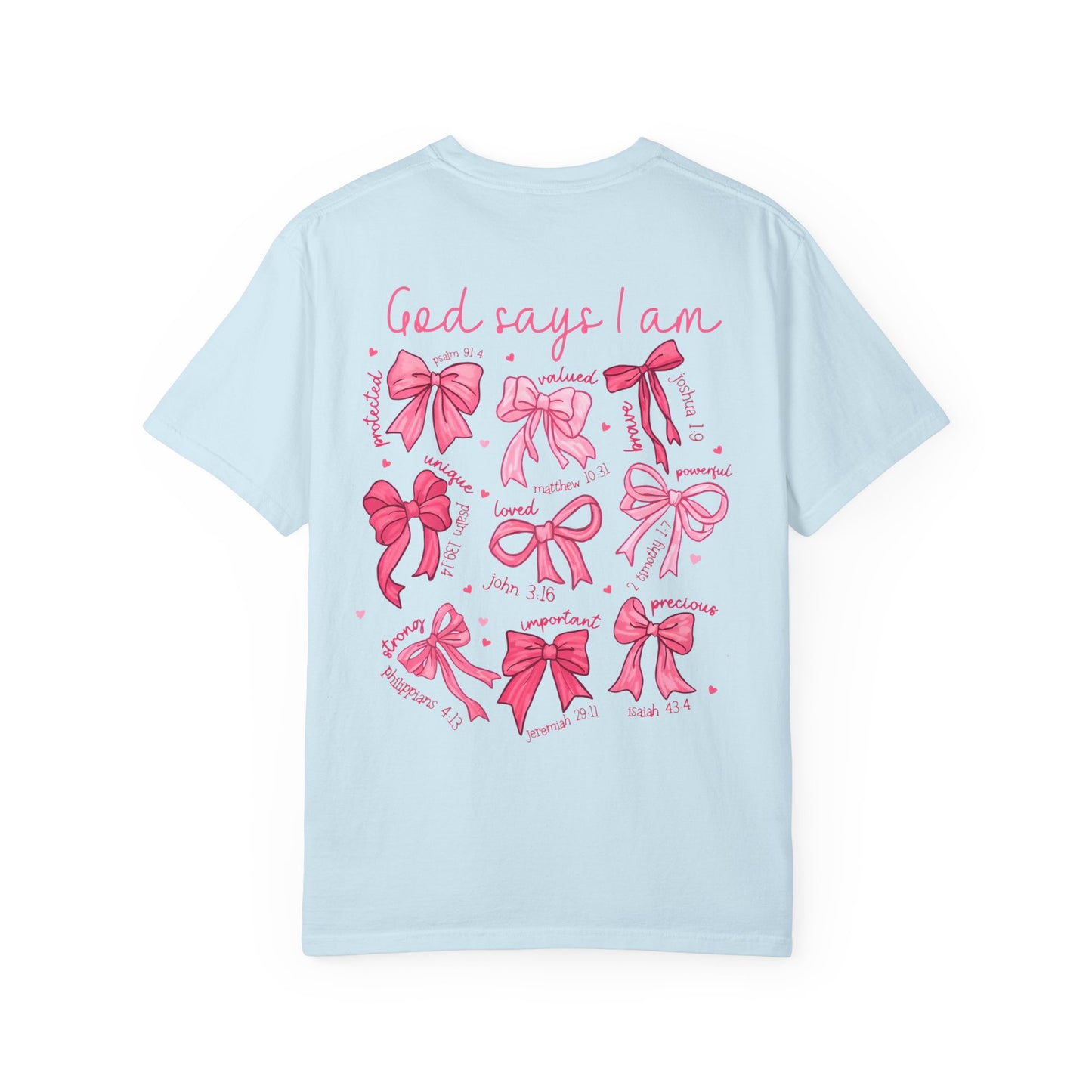 Faith-Inspired Belted Bow Graphic Unisex T-Shirt