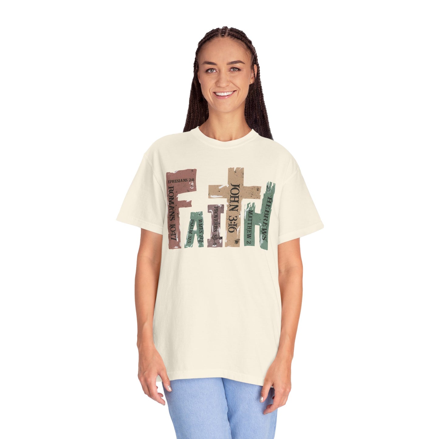 Faith-Inspired Unisex Garment-Dyed T-Shirt