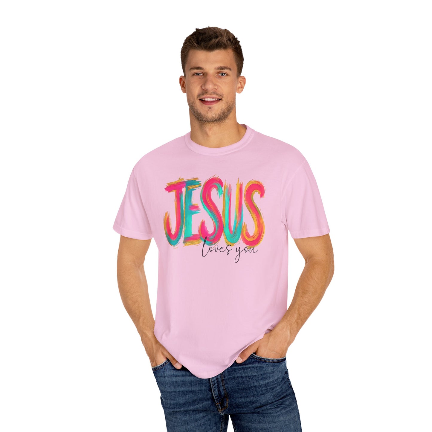 Faith-Inspired 'Jesus Loves You' Unisex T-Shirt