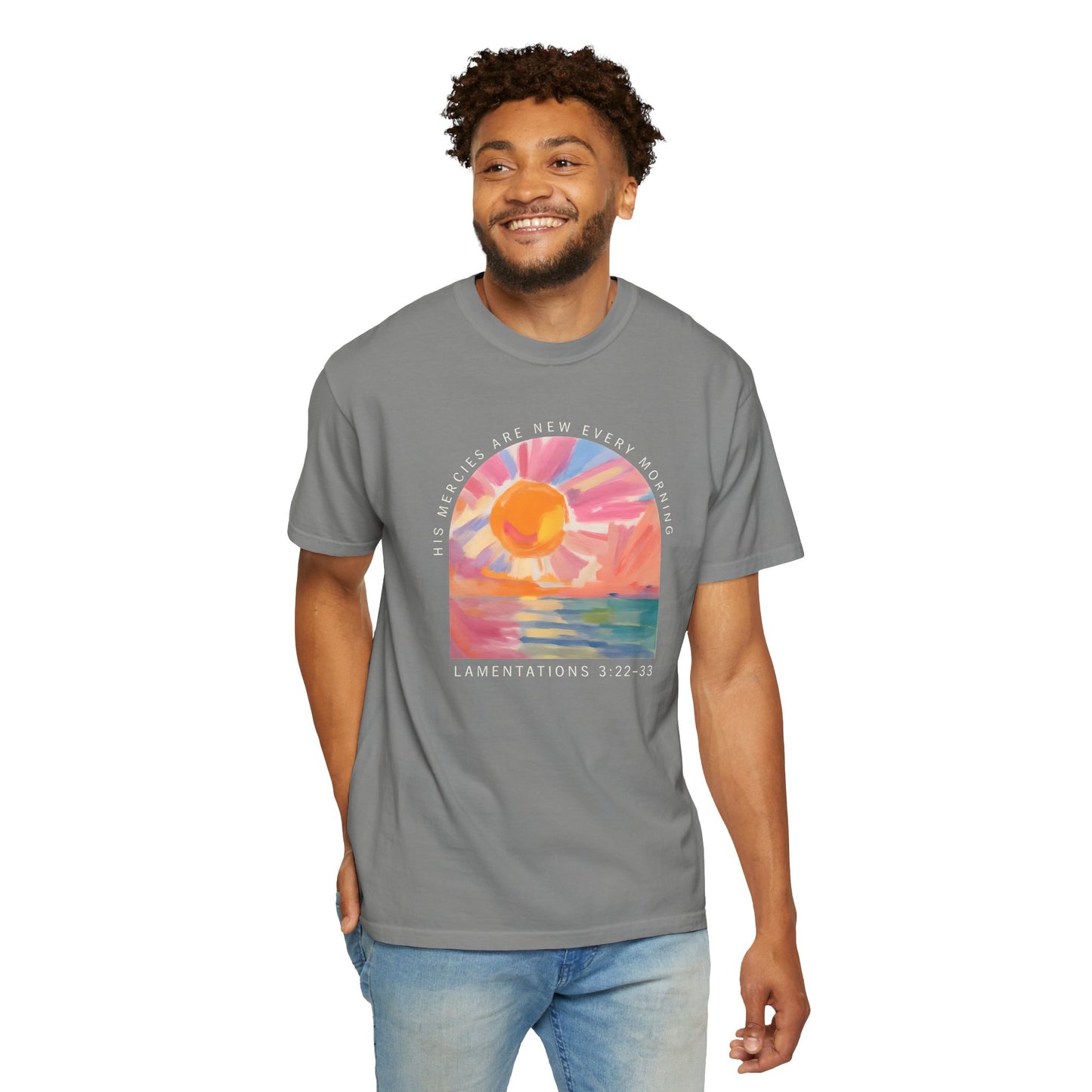 Faith-Inspired 'His Mercies Are New Every Morning' Graphic Unisex T-Shirt