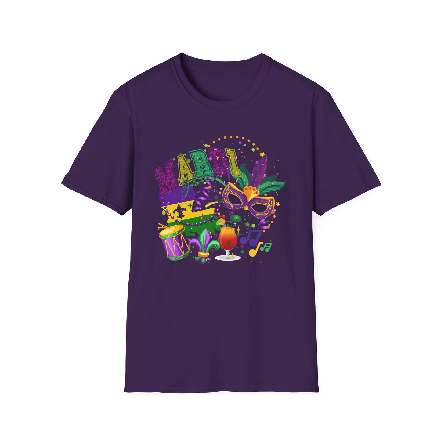 Mardi Gras Unisex Softstyle T-Shirt