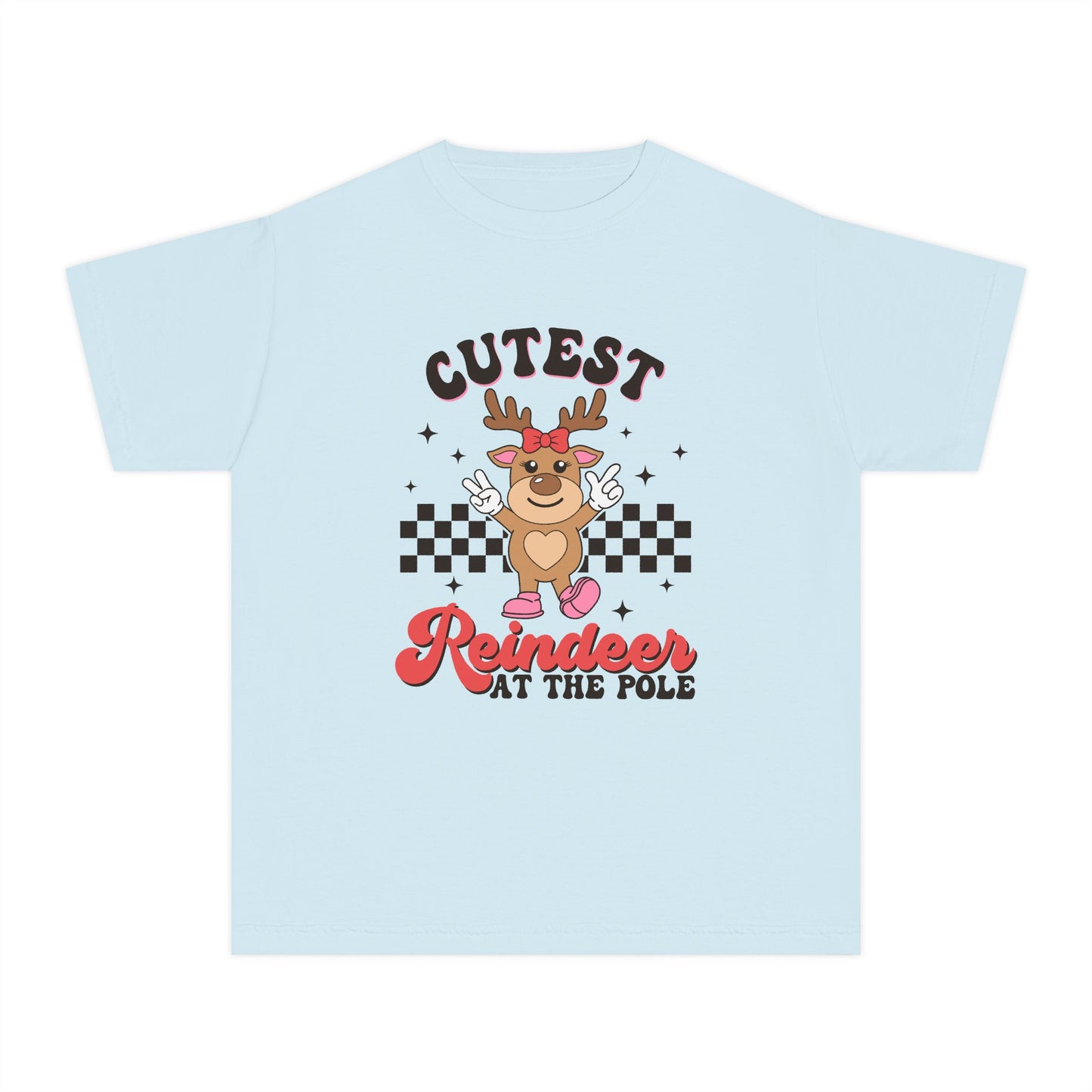 Cutest Reindeer Youth Midweight T-Shirt