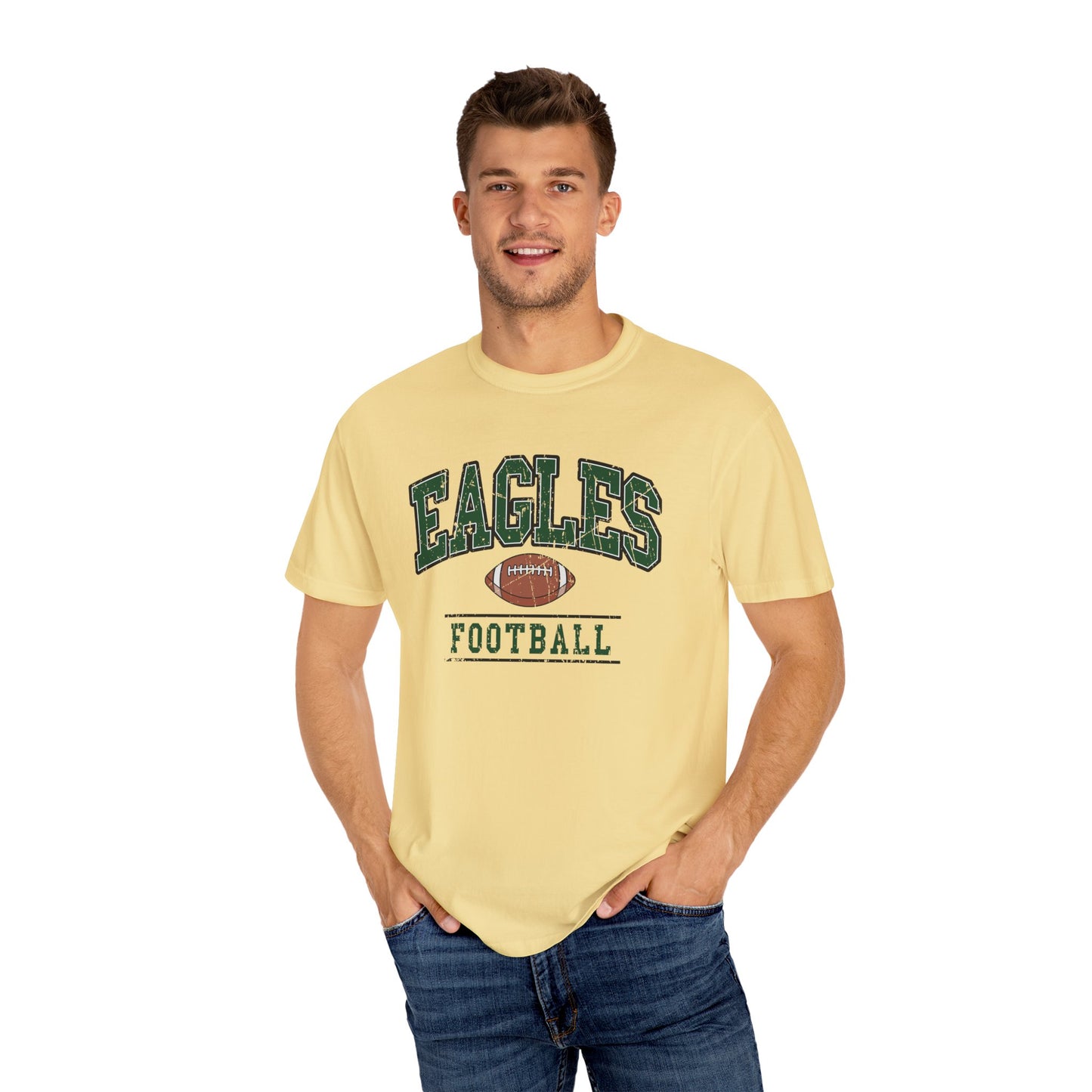 Eagles Football Garment-Dyed Unisex T-shirt