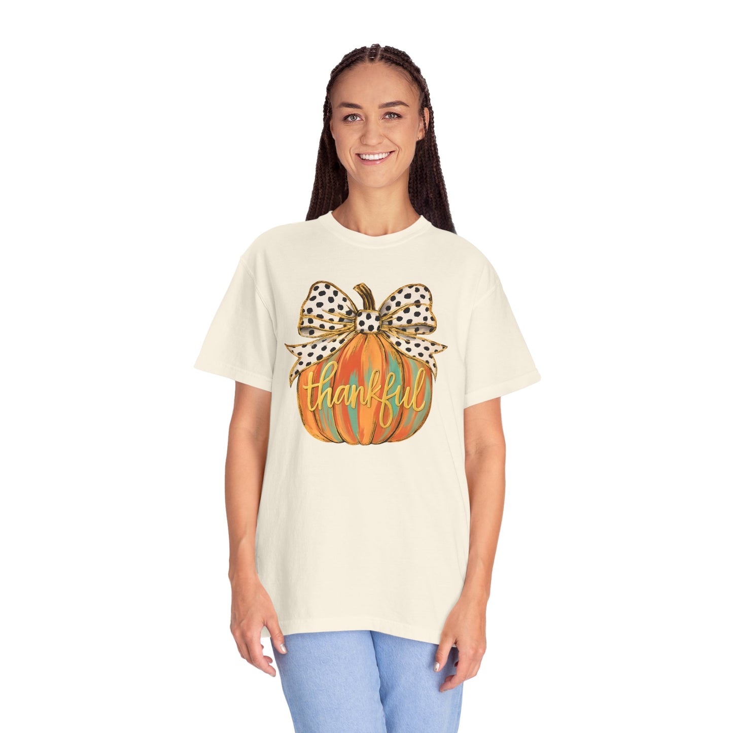 Thankful Pumpkin Graphic Unisex T-Shirt