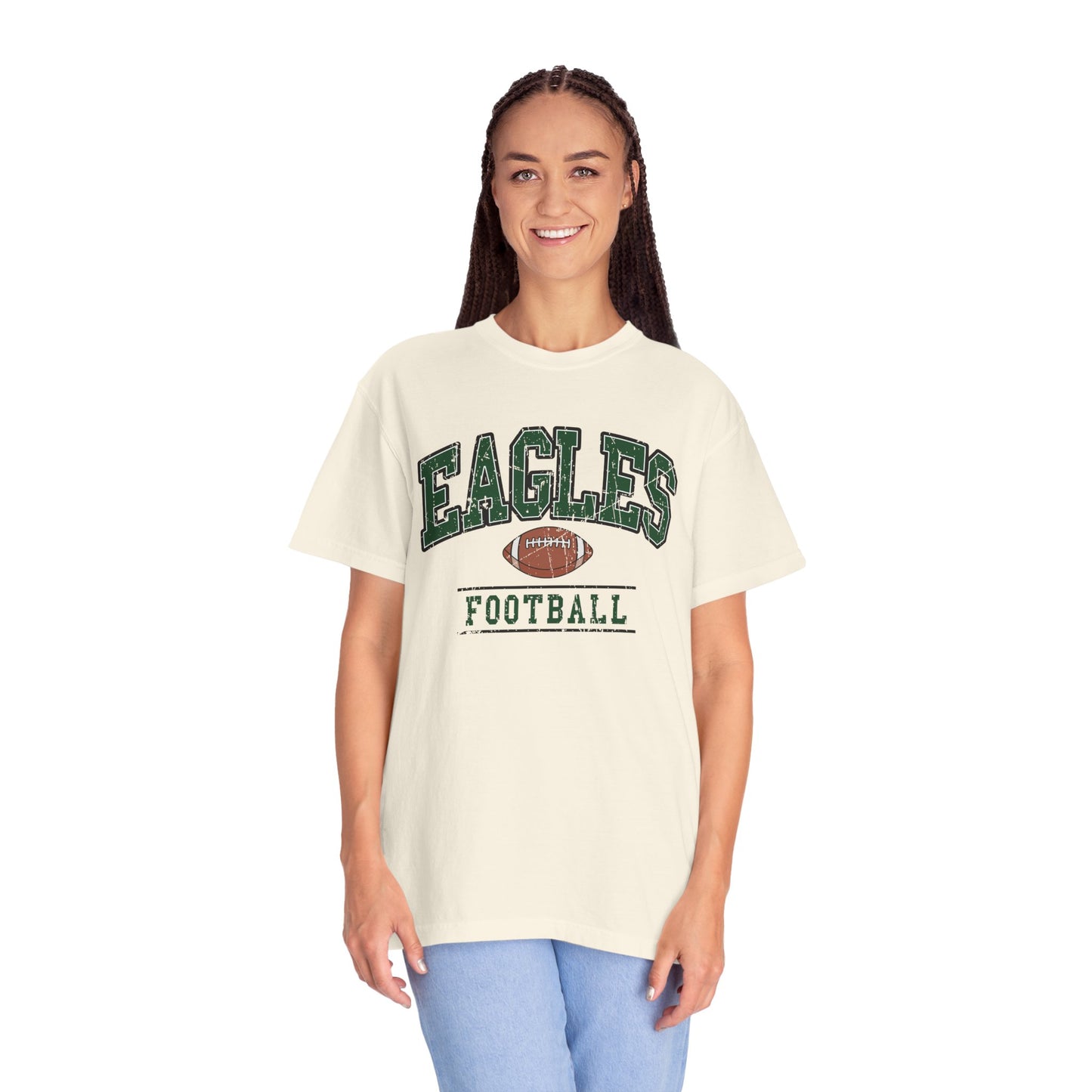 Eagles Football Garment-Dyed Unisex T-shirt