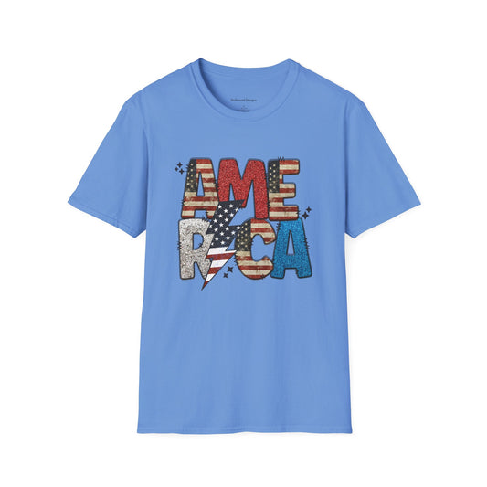 America Unisex Softstyle T-Shirt