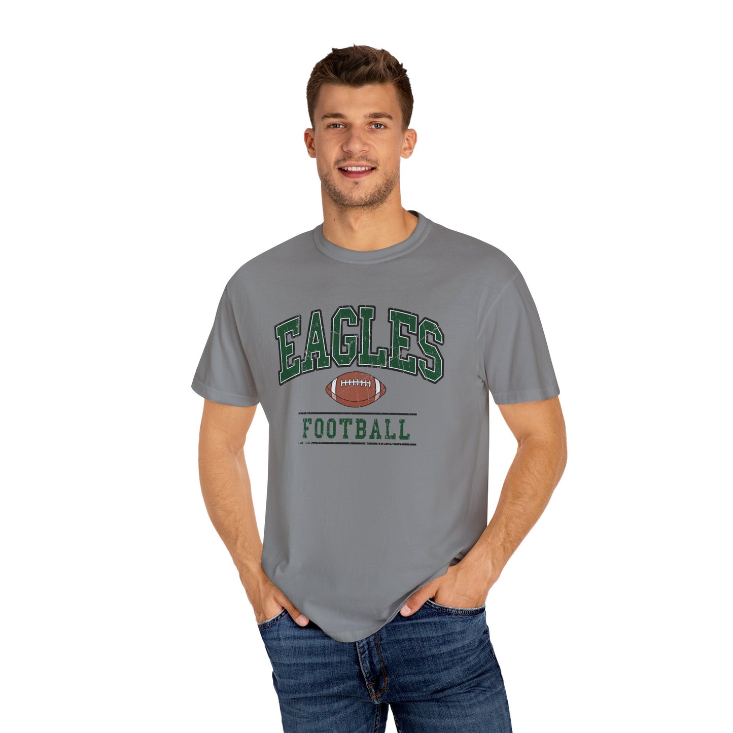 Eagles Football Garment-Dyed Unisex T-shirt