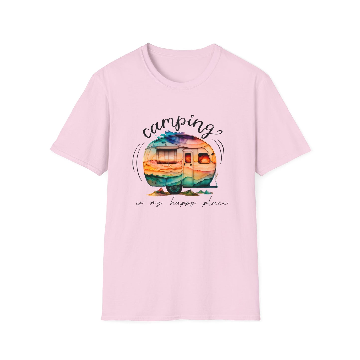 Camping Unisex Softstyle T-Shirt