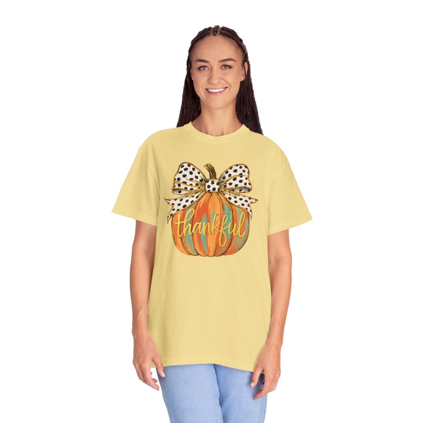 Thankful Pumpkin Graphic Unisex T-Shirt