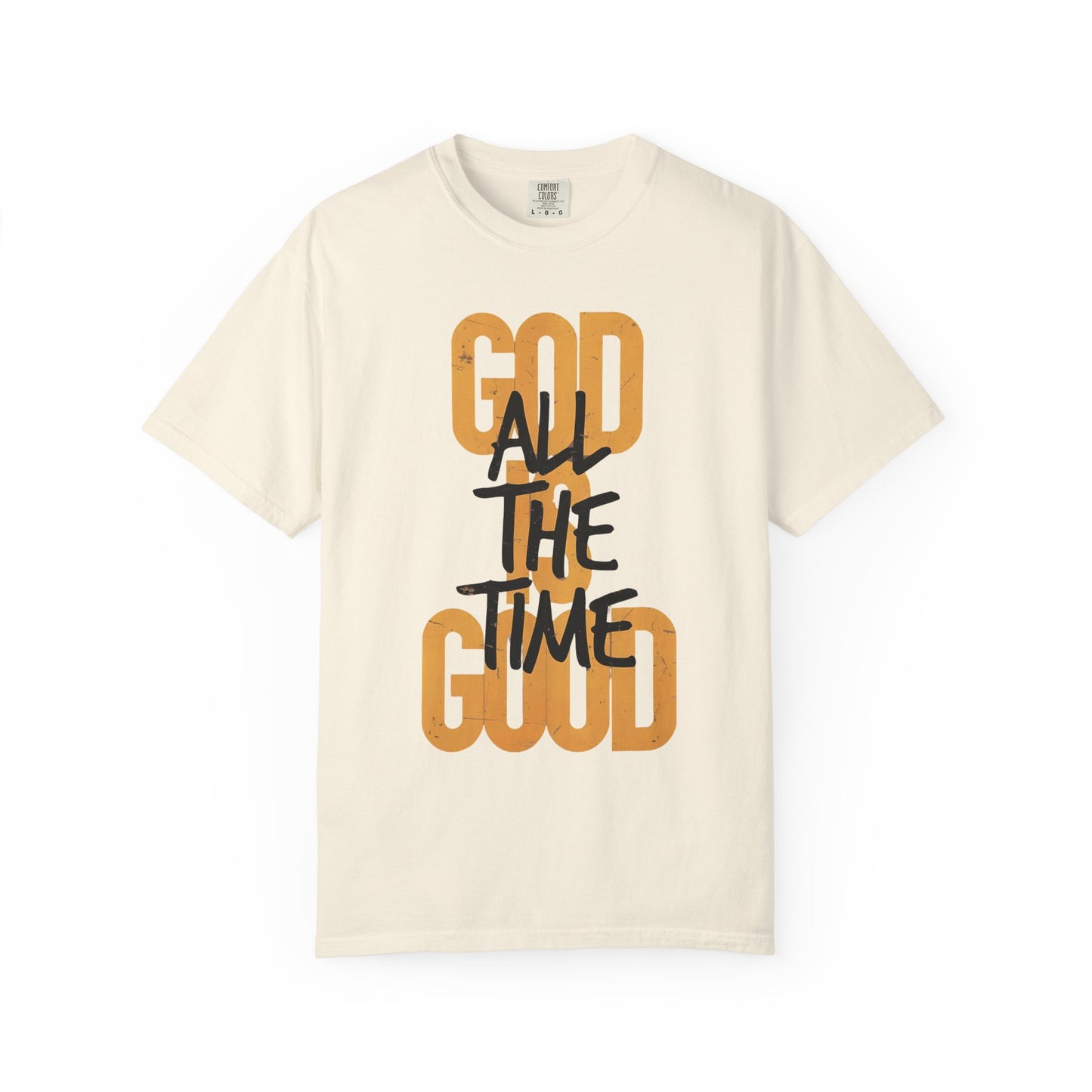 Faith-Inspired God Is Good Garment-Dyed T-Shirt