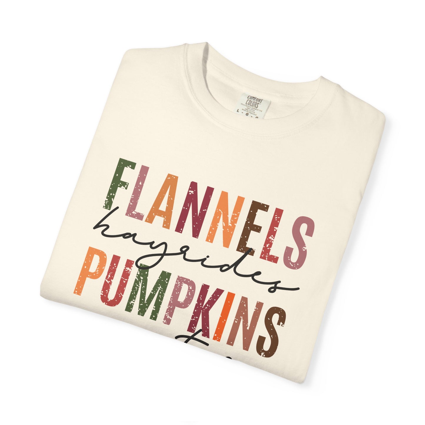 Flannels, Pumpkins, Sweaters & Bonfires Unisex T-Shirt