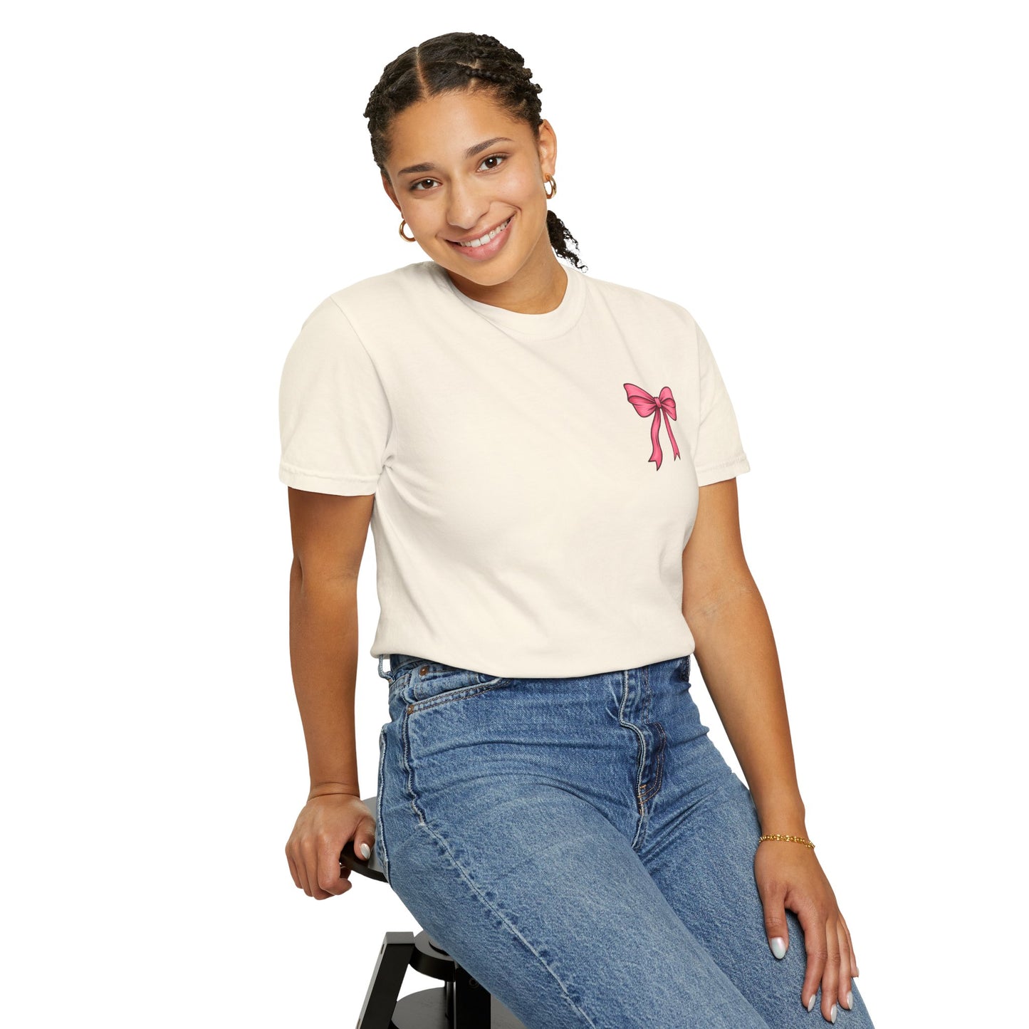 Faith-Inspired Belted Bow Graphic Unisex T-Shirt