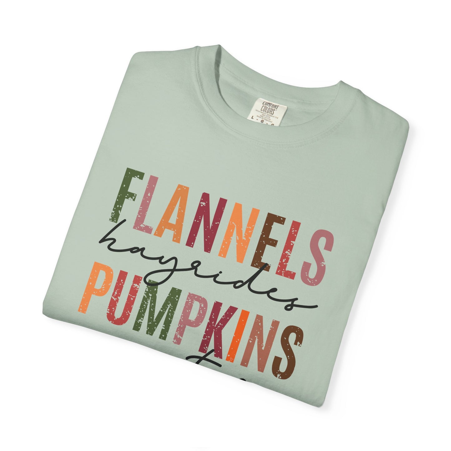 Flannels, Pumpkins, Sweaters & Bonfires Unisex T-Shirt