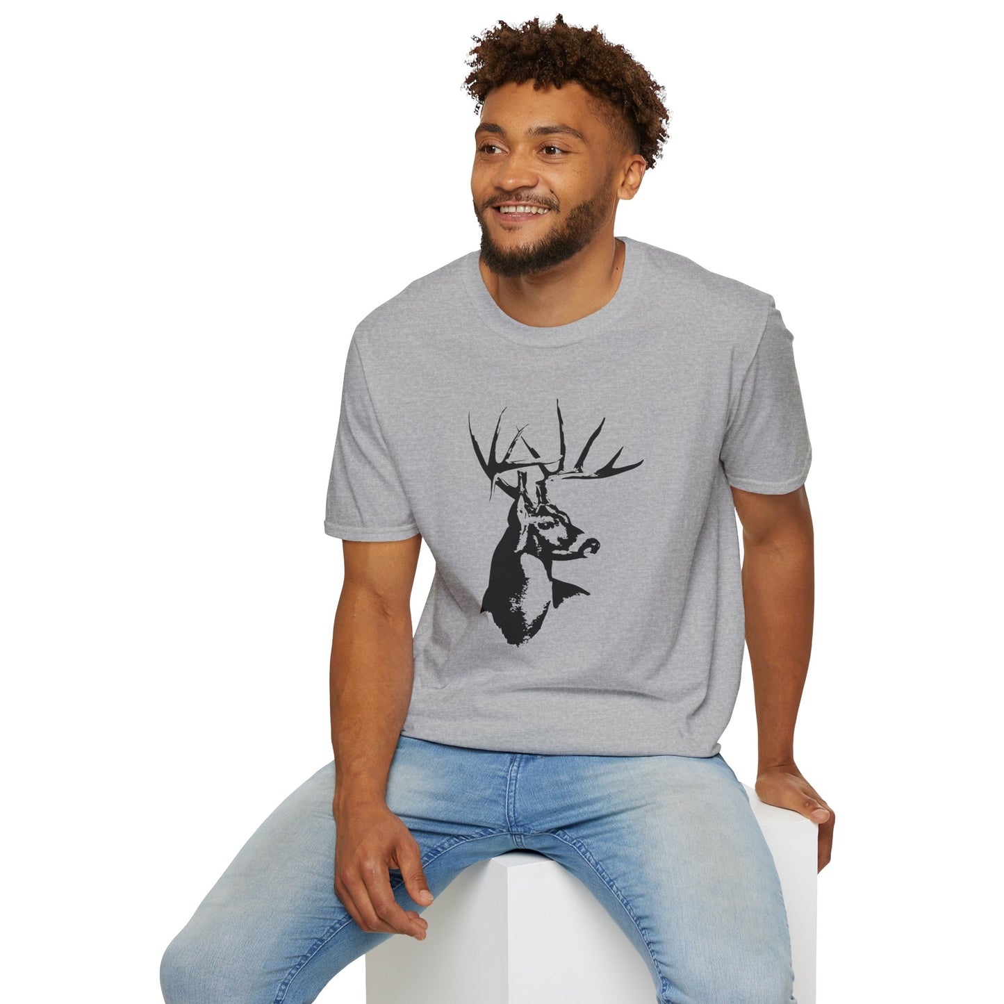 Rustic Deer Graphic Unisex T-Shirt