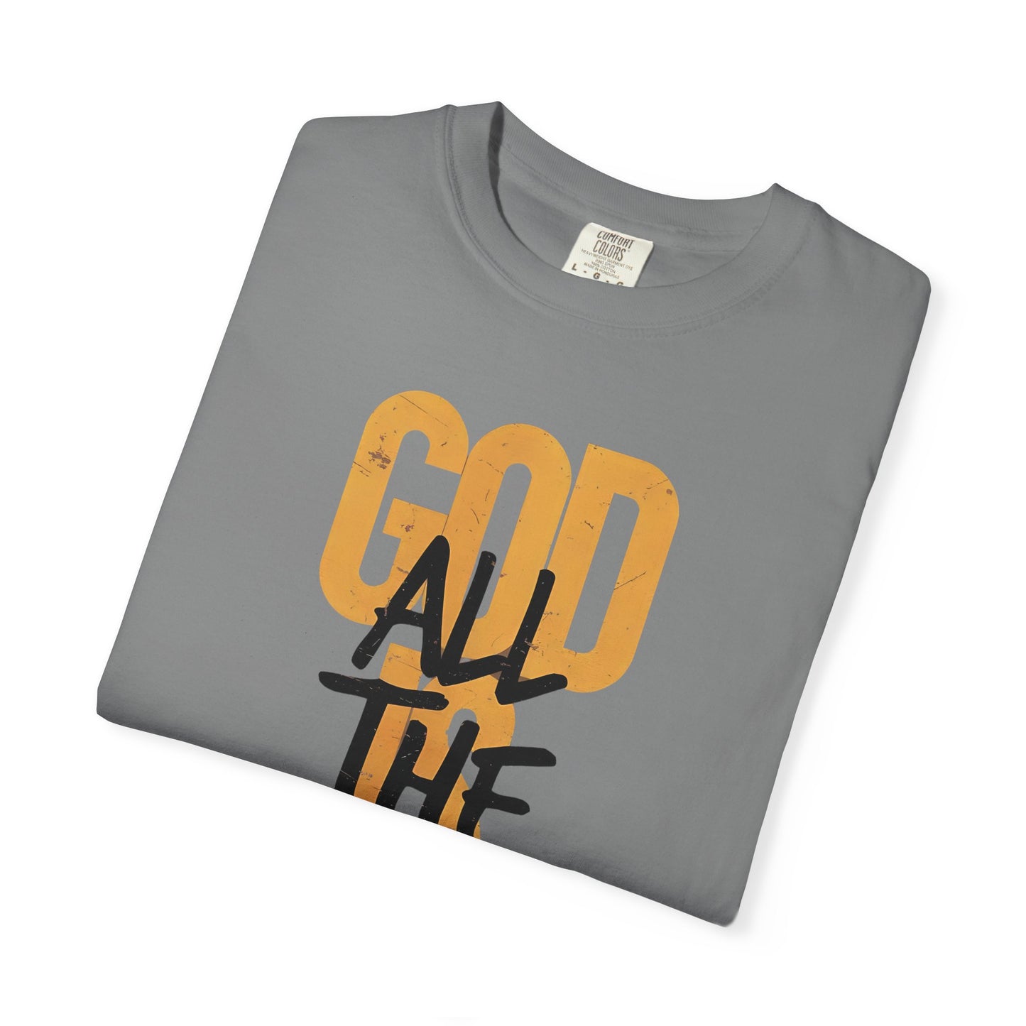 Faith-Inspired God Is Good Garment-Dyed T-Shirt