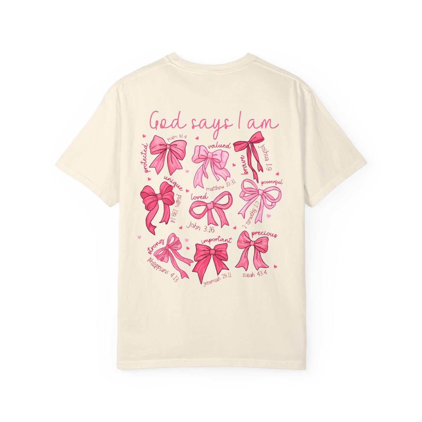 Faith-Inspired Belted Bow Graphic Unisex T-Shirt