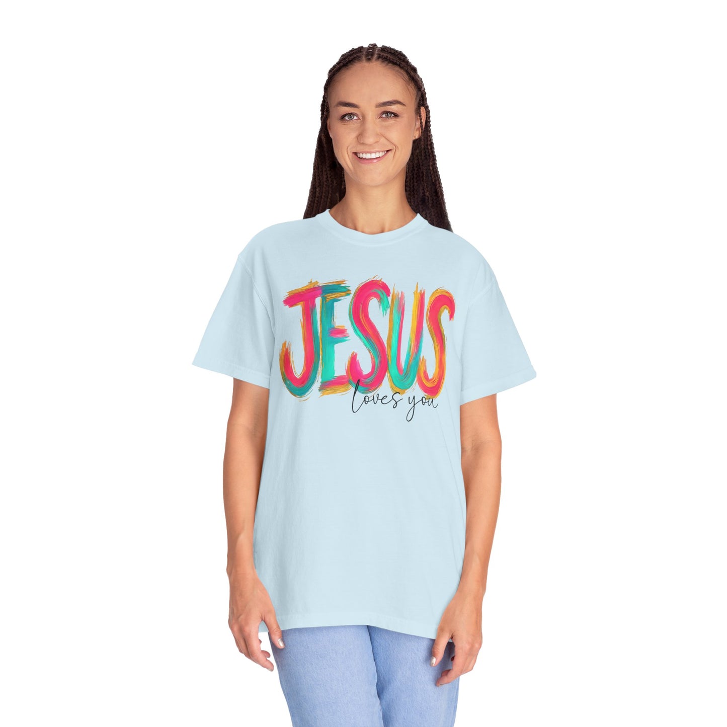Faith-Inspired 'Jesus Loves You' Unisex T-Shirt