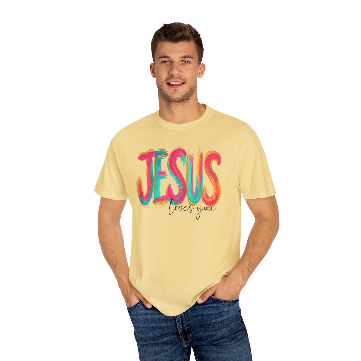Faith-Inspired 'Jesus Loves You' Unisex T-Shirt
