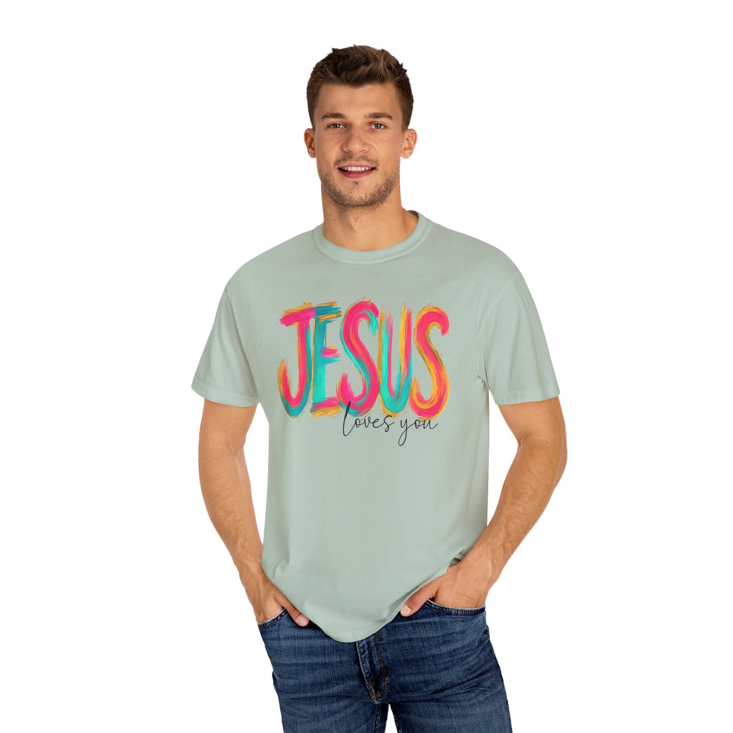 Faith-Inspired 'Jesus Loves You' Unisex T-Shirt