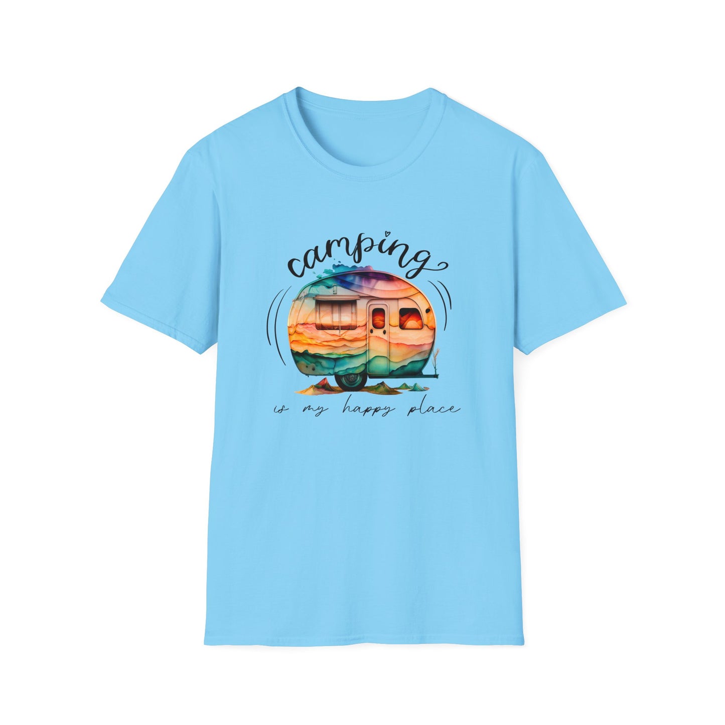 Camping Unisex Softstyle T-Shirt