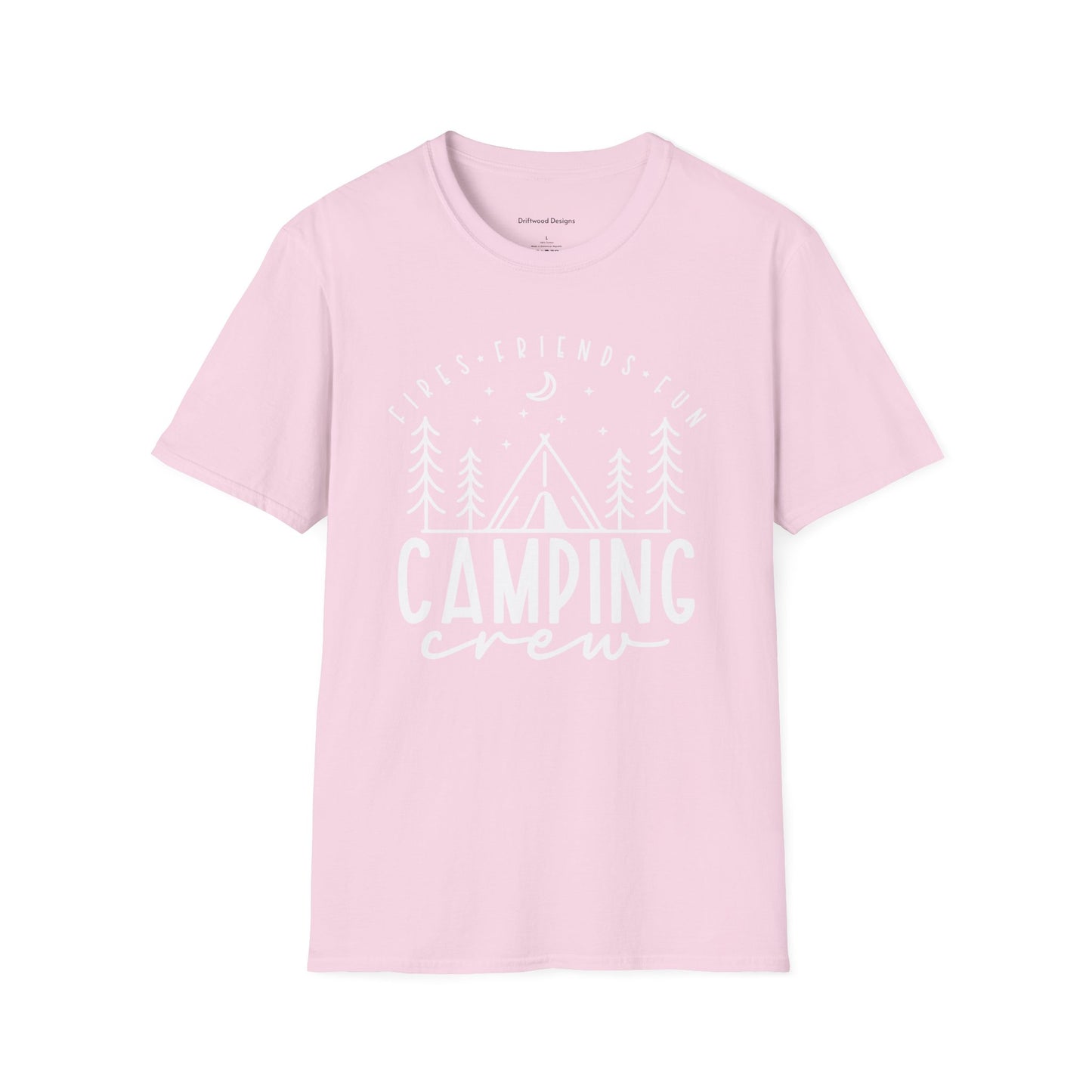 Camping Unisex Soft-style T-Shirt