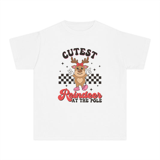 Cutest Reindeer Youth Midweight T-Shirt