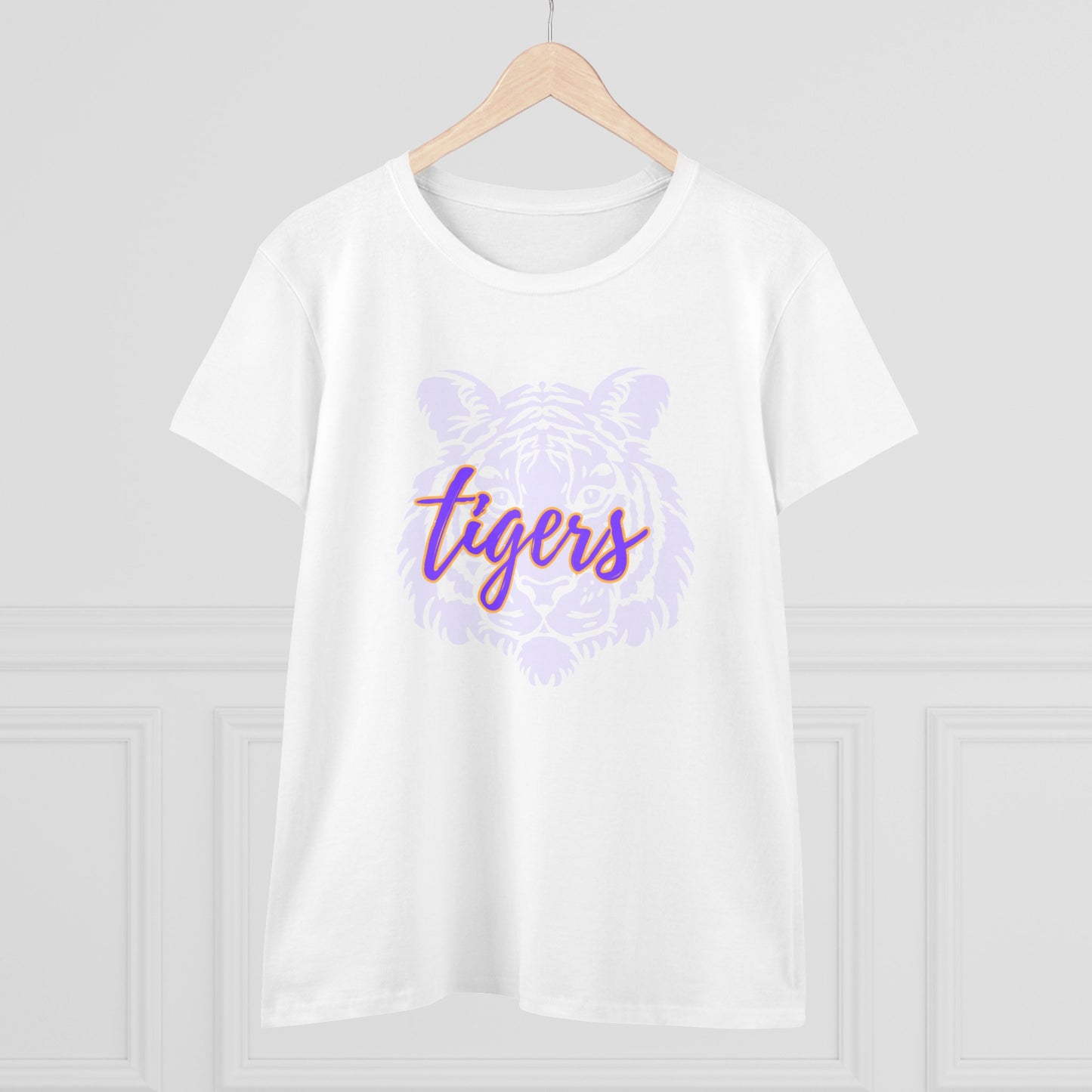 Tigers Women's Midweight Cotton Tee