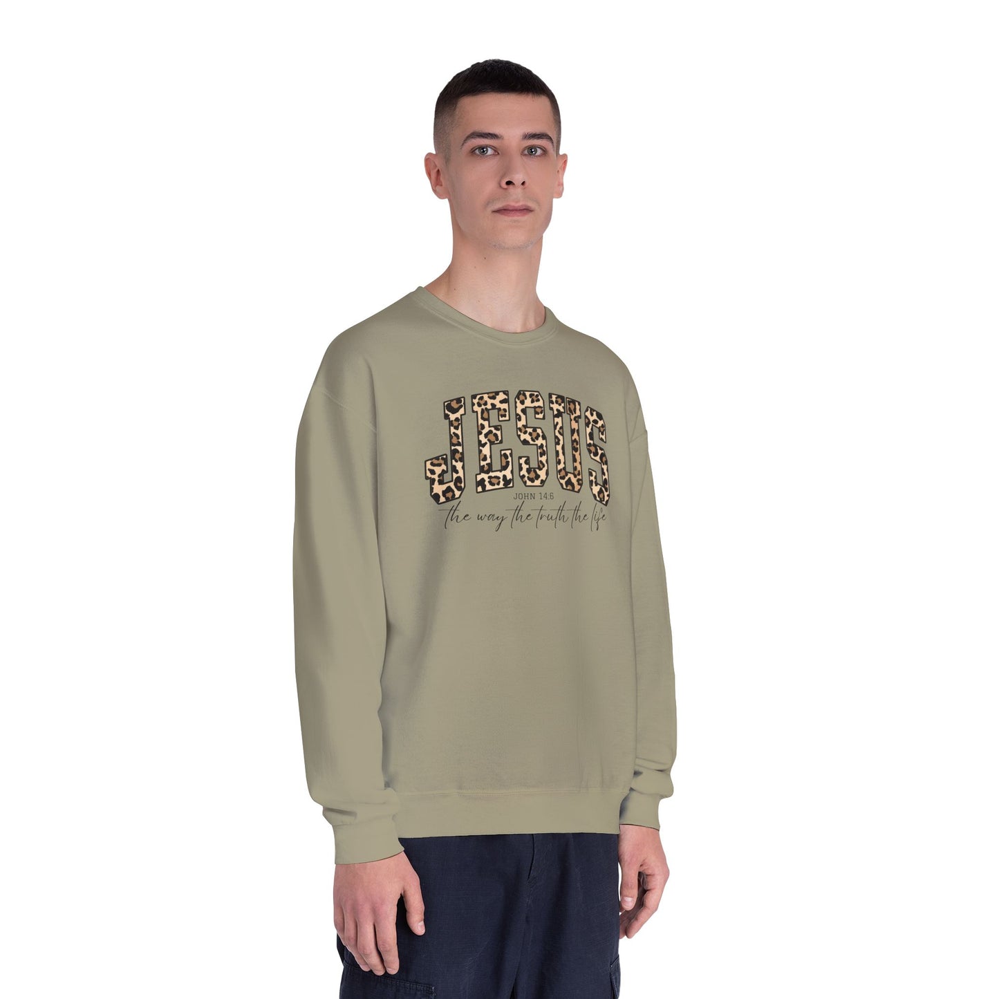 Jesus – 'He is the way, the truth, the life' Crewneck Sweatshirt