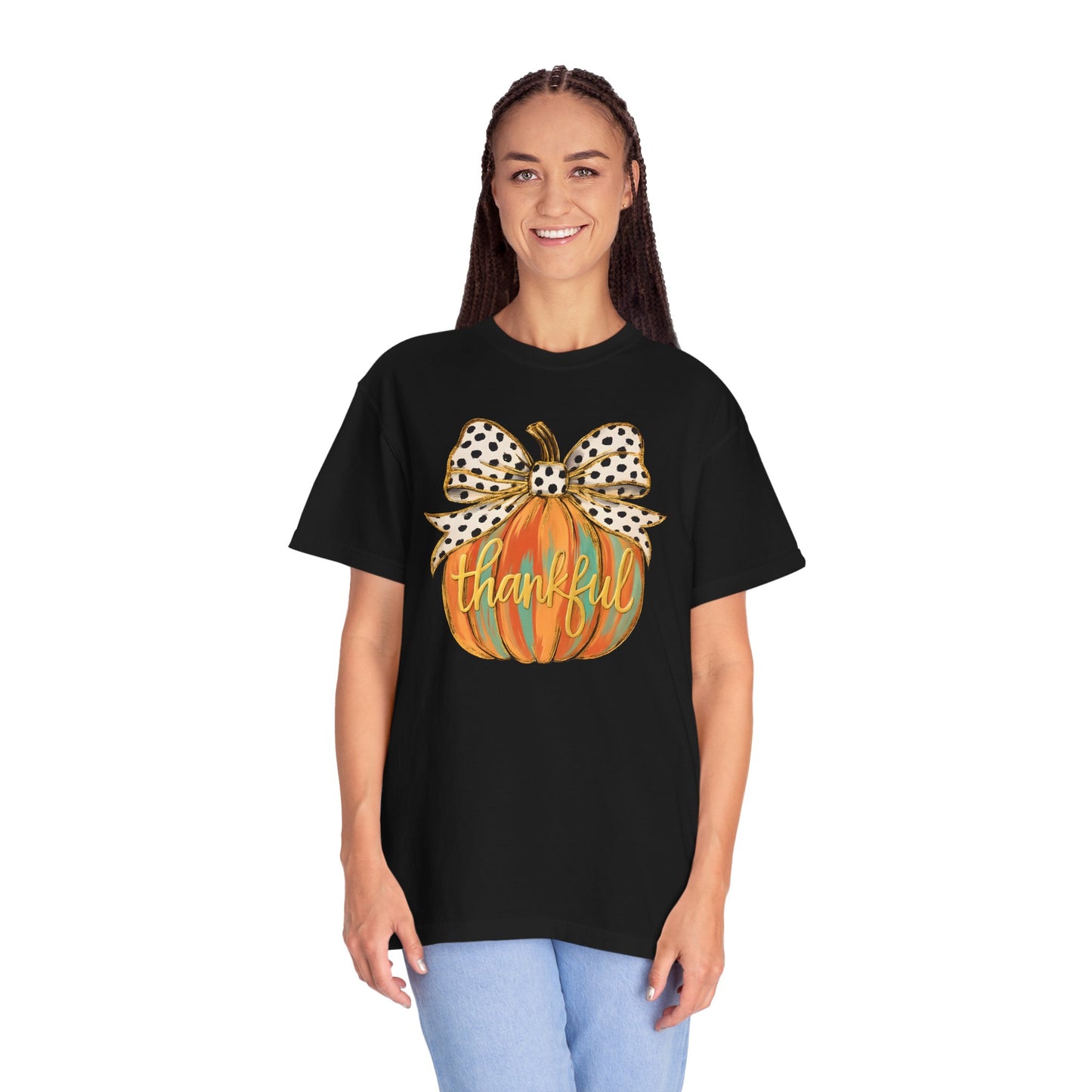 Thankful Pumpkin Graphic Unisex T-Shirt