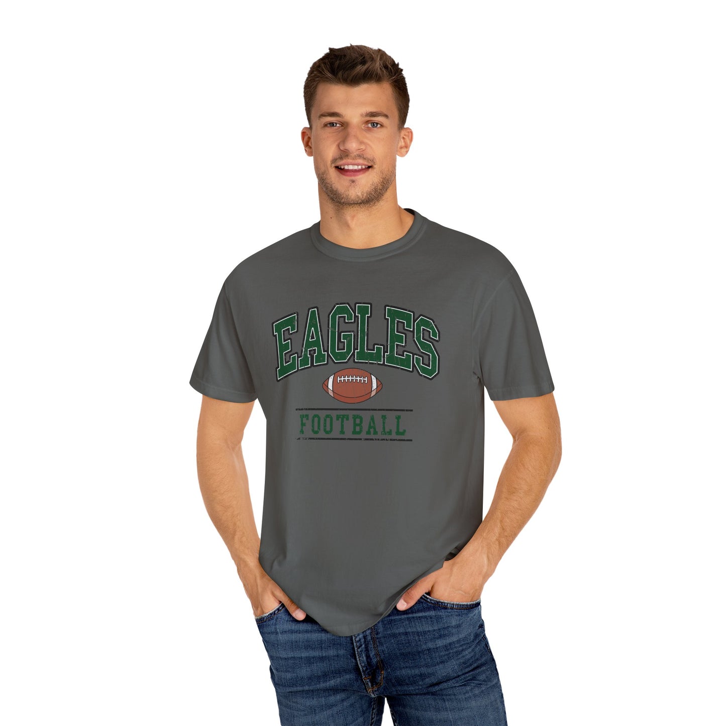 Eagles Football Garment-Dyed Unisex T-shirt