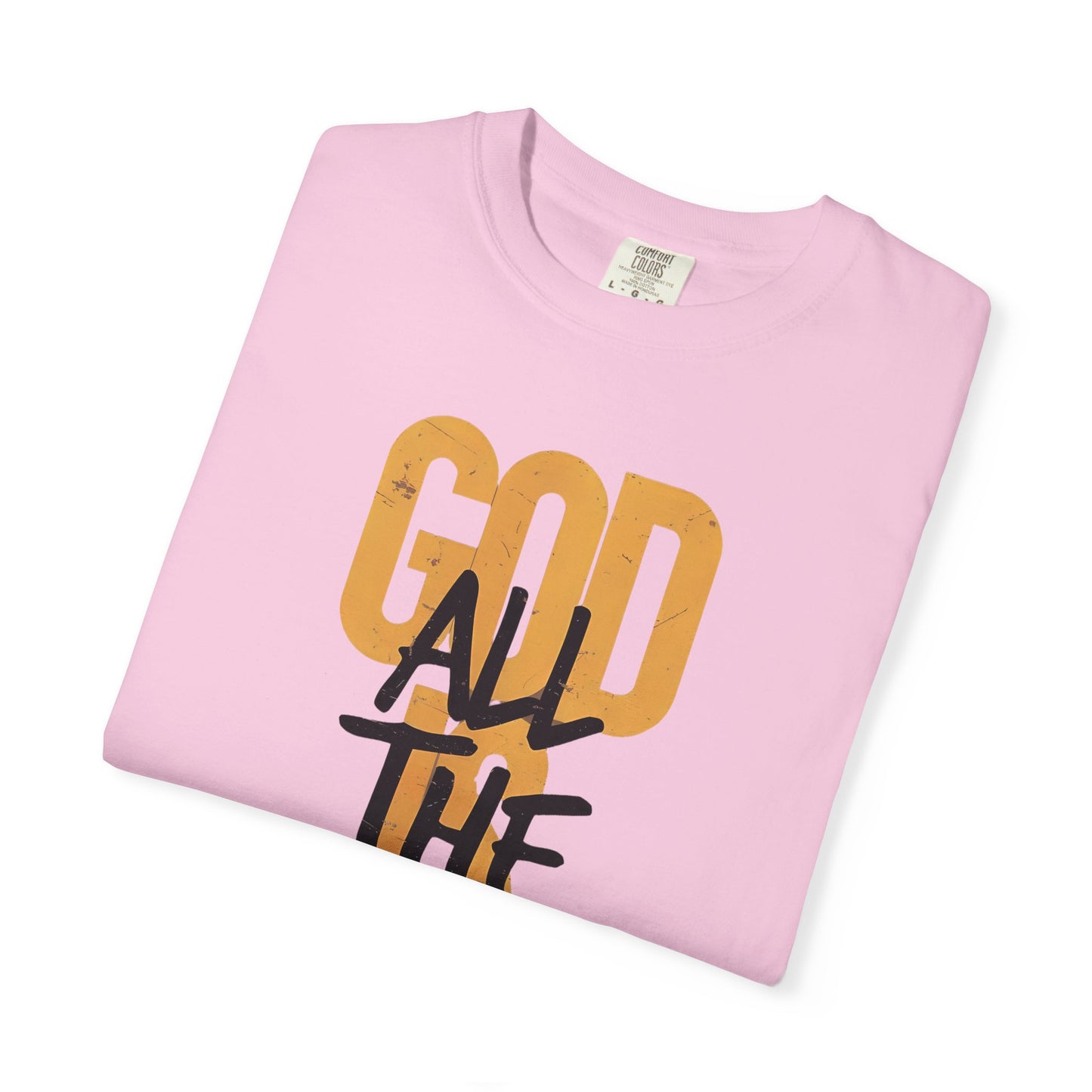 Faith-Inspired God Is Good Garment-Dyed T-Shirt