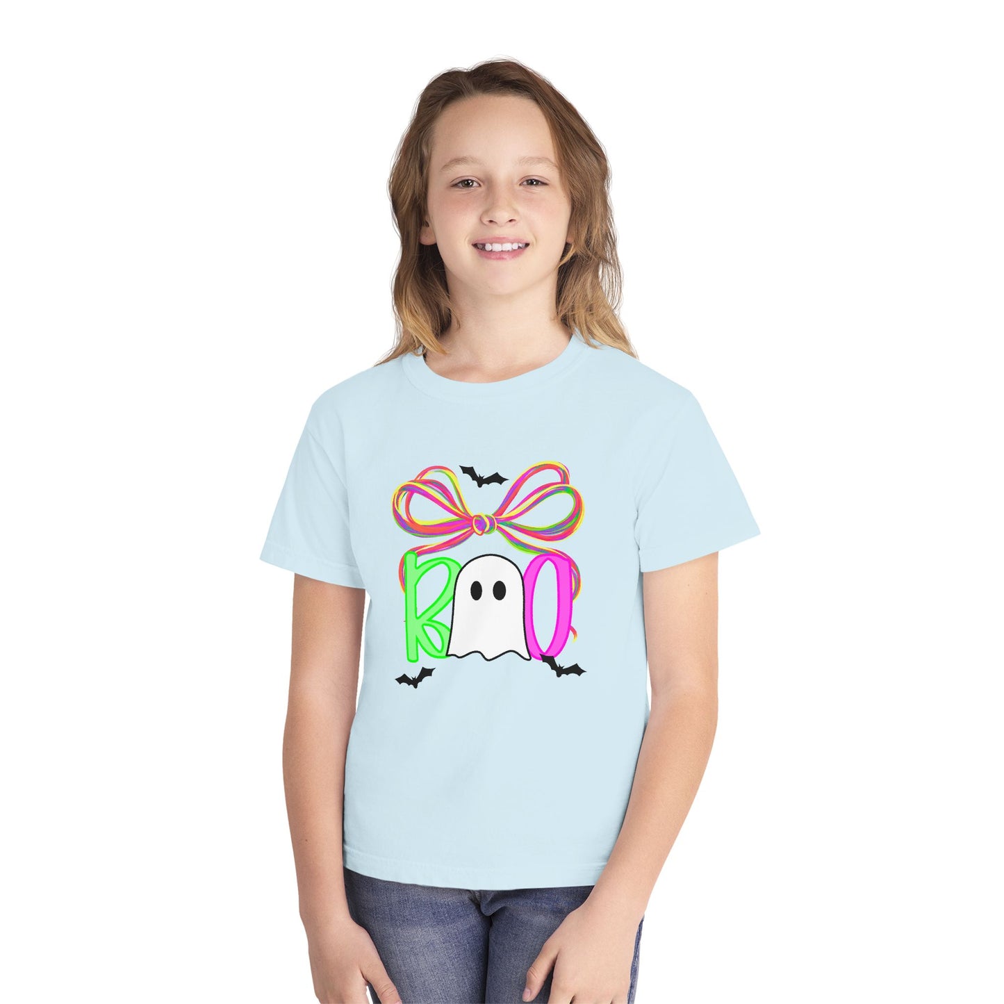 Halloween Ghost Youth Midweight T-Shirt