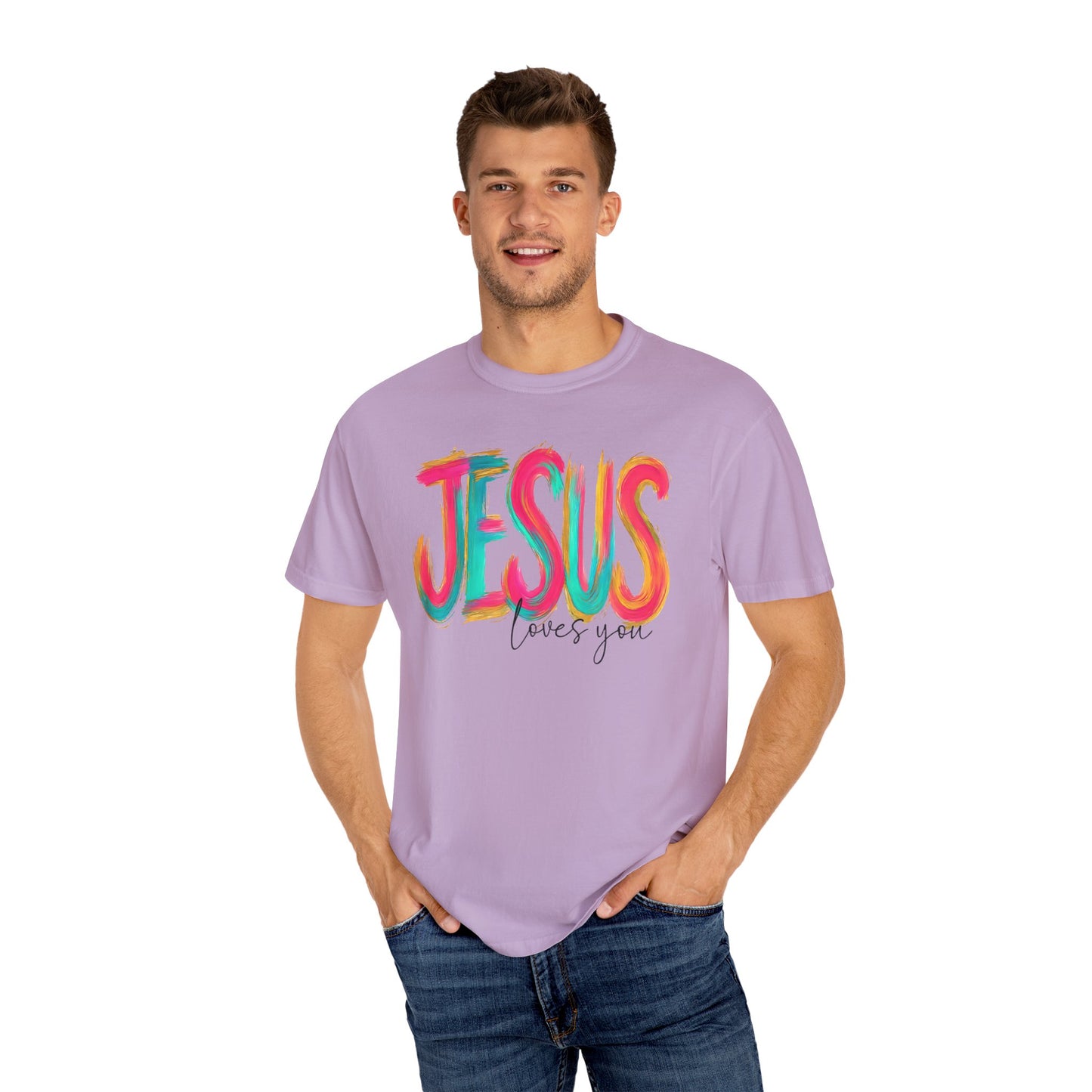 Faith-Inspired 'Jesus Loves You' Unisex T-Shirt