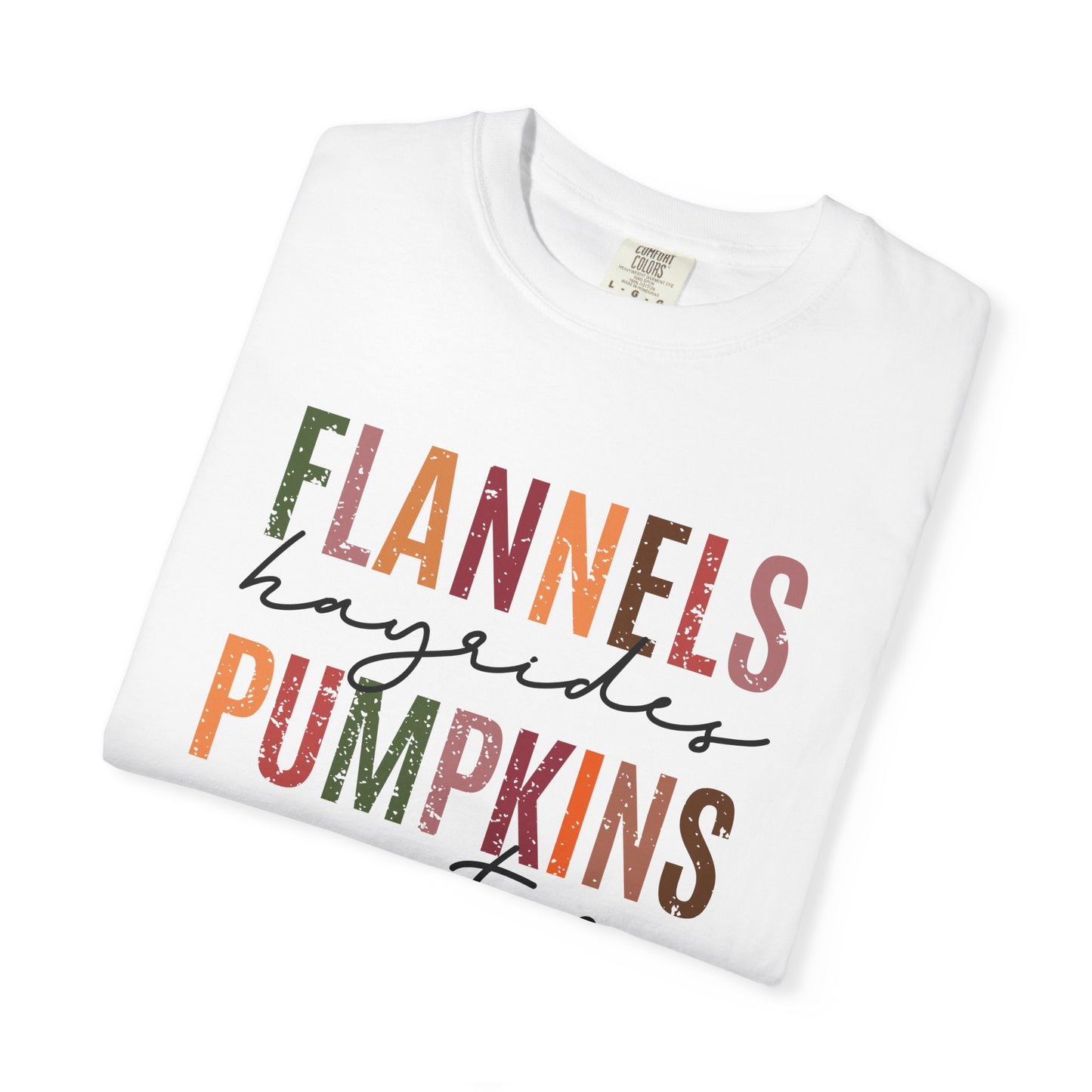 Flannels, Pumpkins, Sweaters & Bonfires Unisex T-Shirt