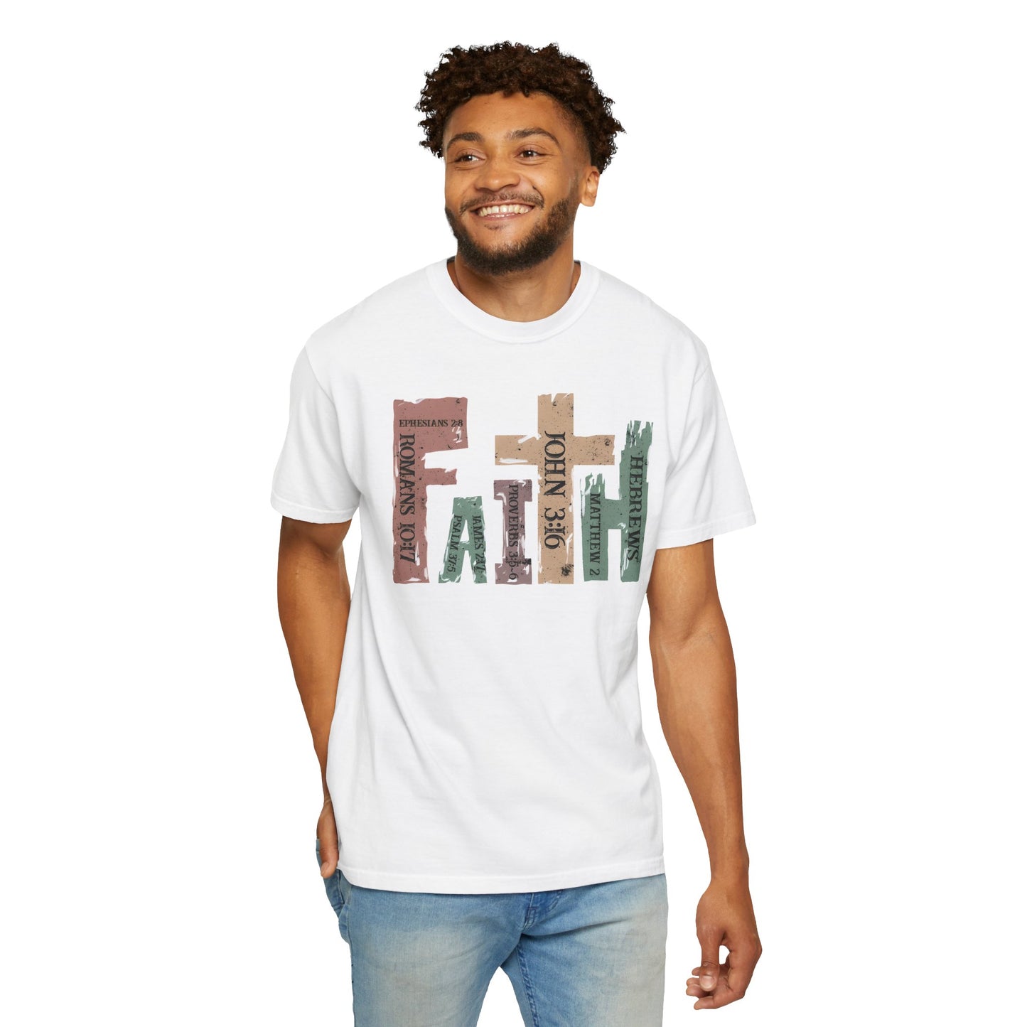 Faith-Inspired Unisex Garment-Dyed T-Shirt
