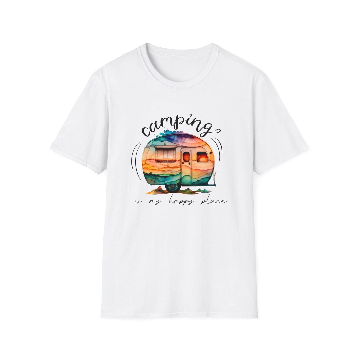 Camping Unisex Softstyle T-Shirt