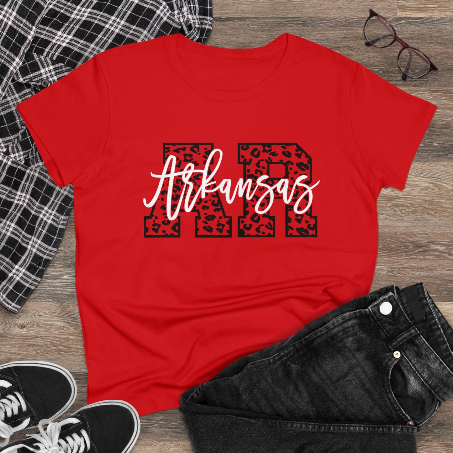 Arkansas Women's Midweight Cotton Tee