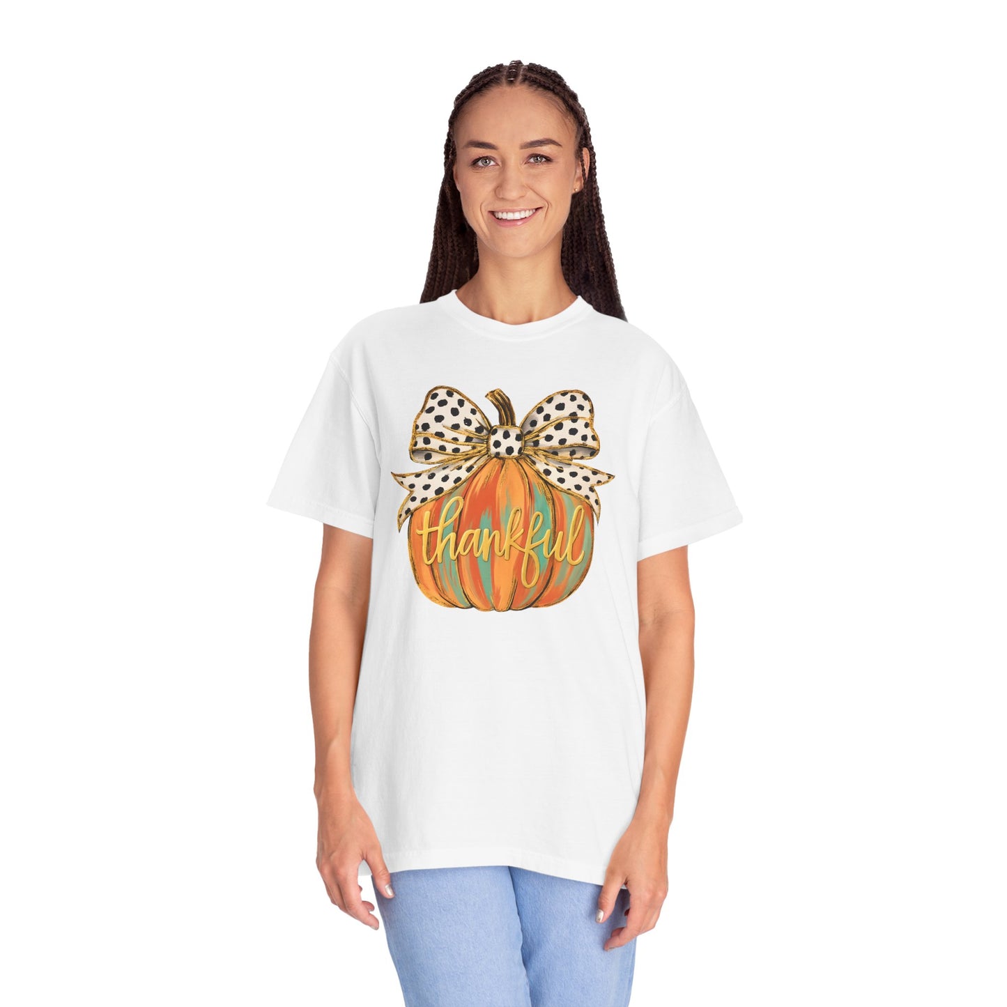 Thankful Pumpkin Graphic Unisex T-Shirt