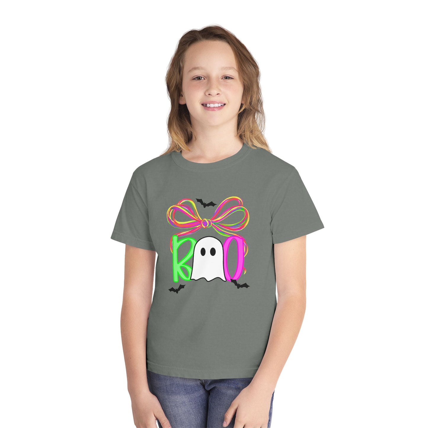 Halloween Ghost Youth Midweight T-Shirt
