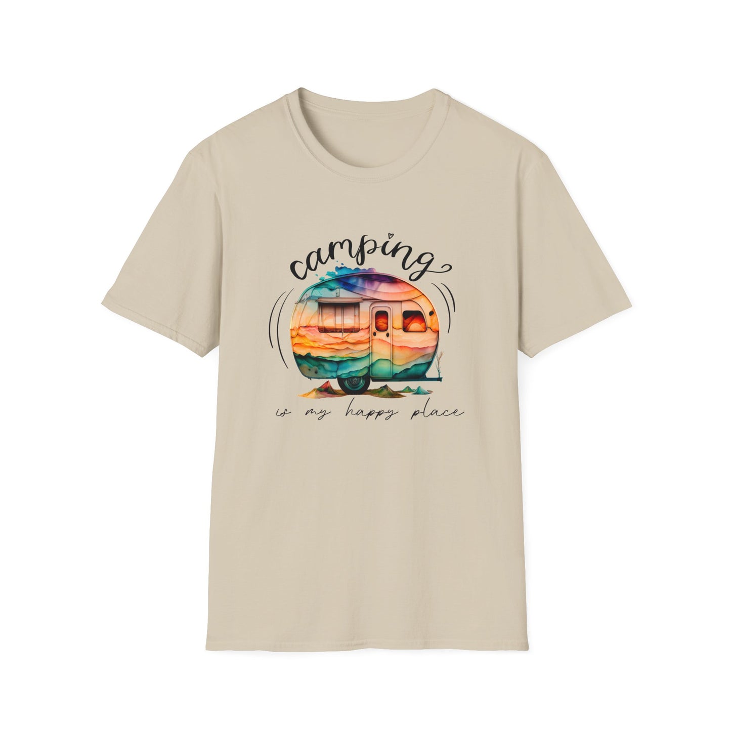 Camping Unisex Softstyle T-Shirt