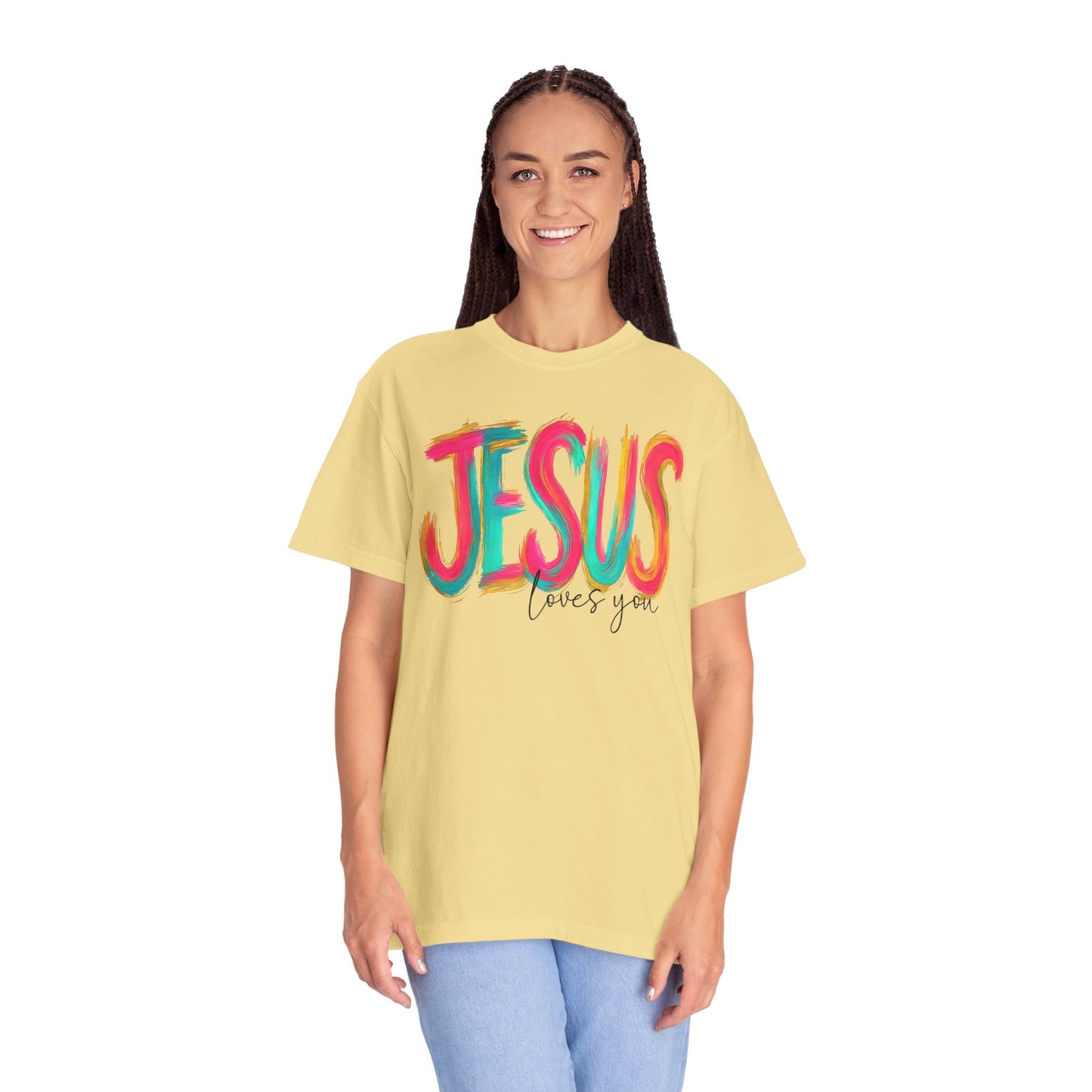 Faith-Inspired 'Jesus Loves You' Unisex T-Shirt