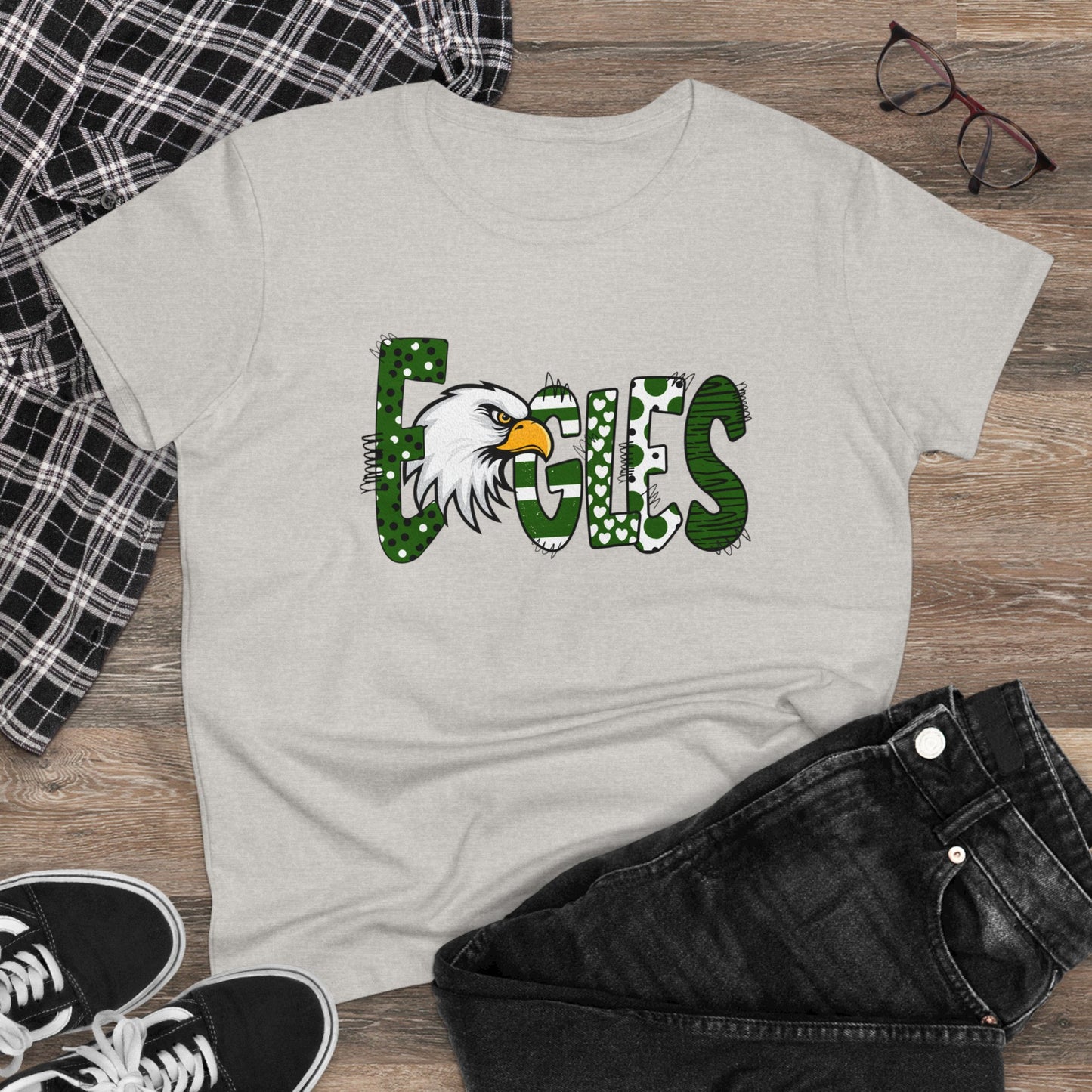 Eagles Women's Midweight Cotton Tee