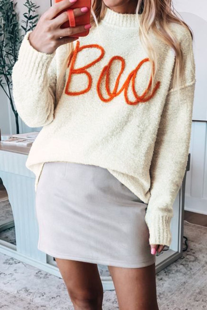 Womens Halloween Knit Sweater