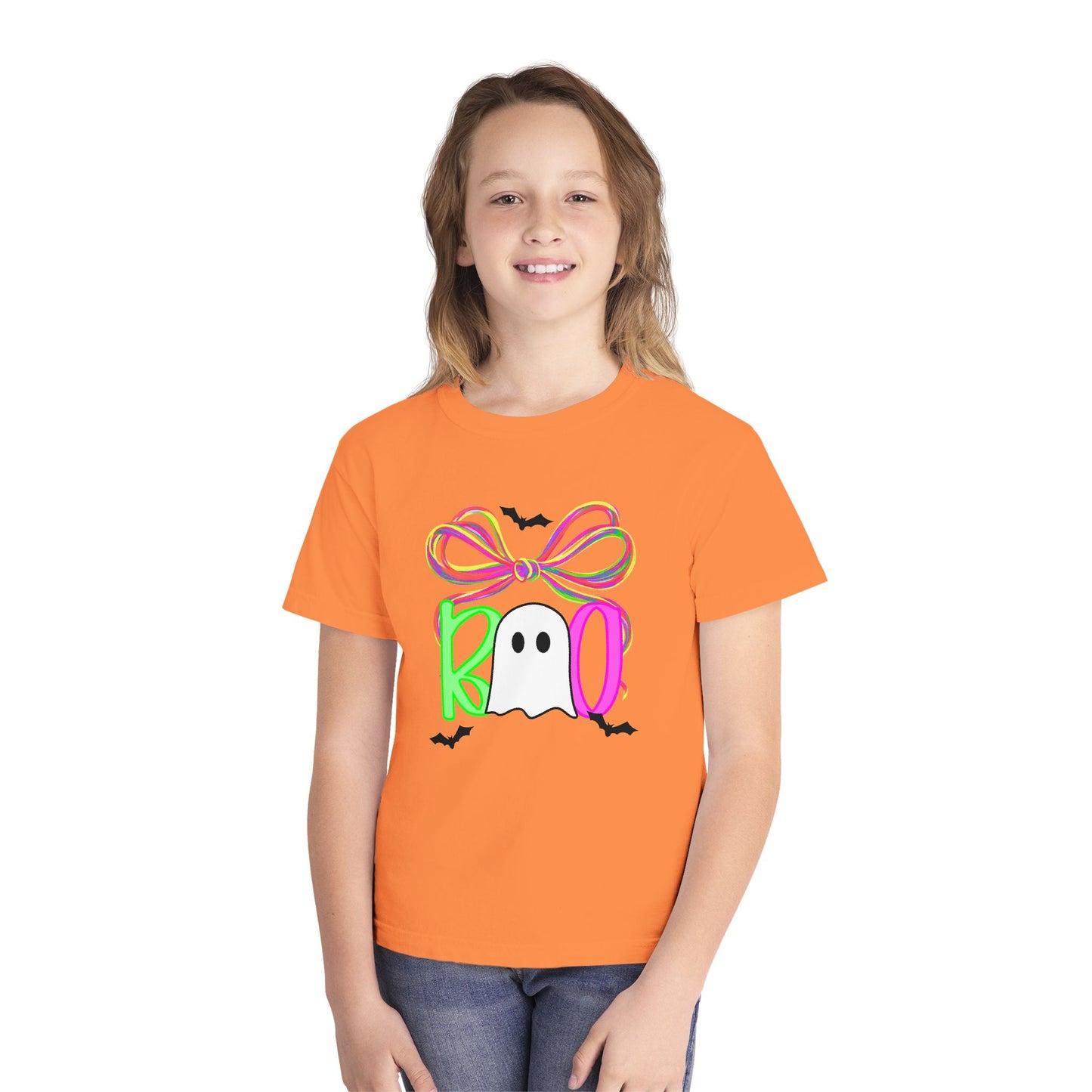 Halloween Ghost Youth Midweight T-Shirt