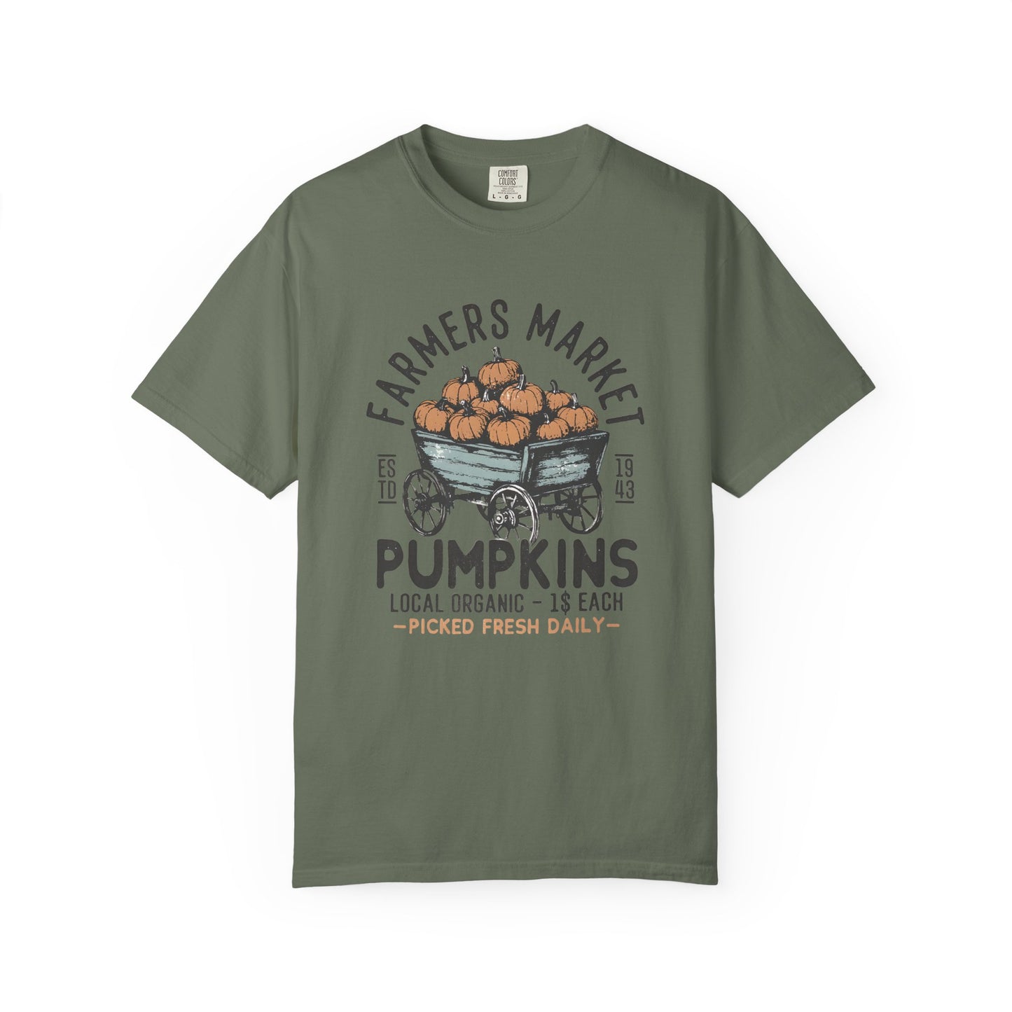 Farmers Market Pumpkin Graphic Unisex T-Shirt