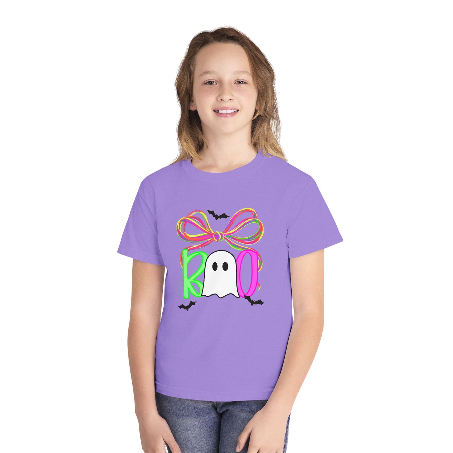 Halloween Ghost Youth Midweight T-Shirt