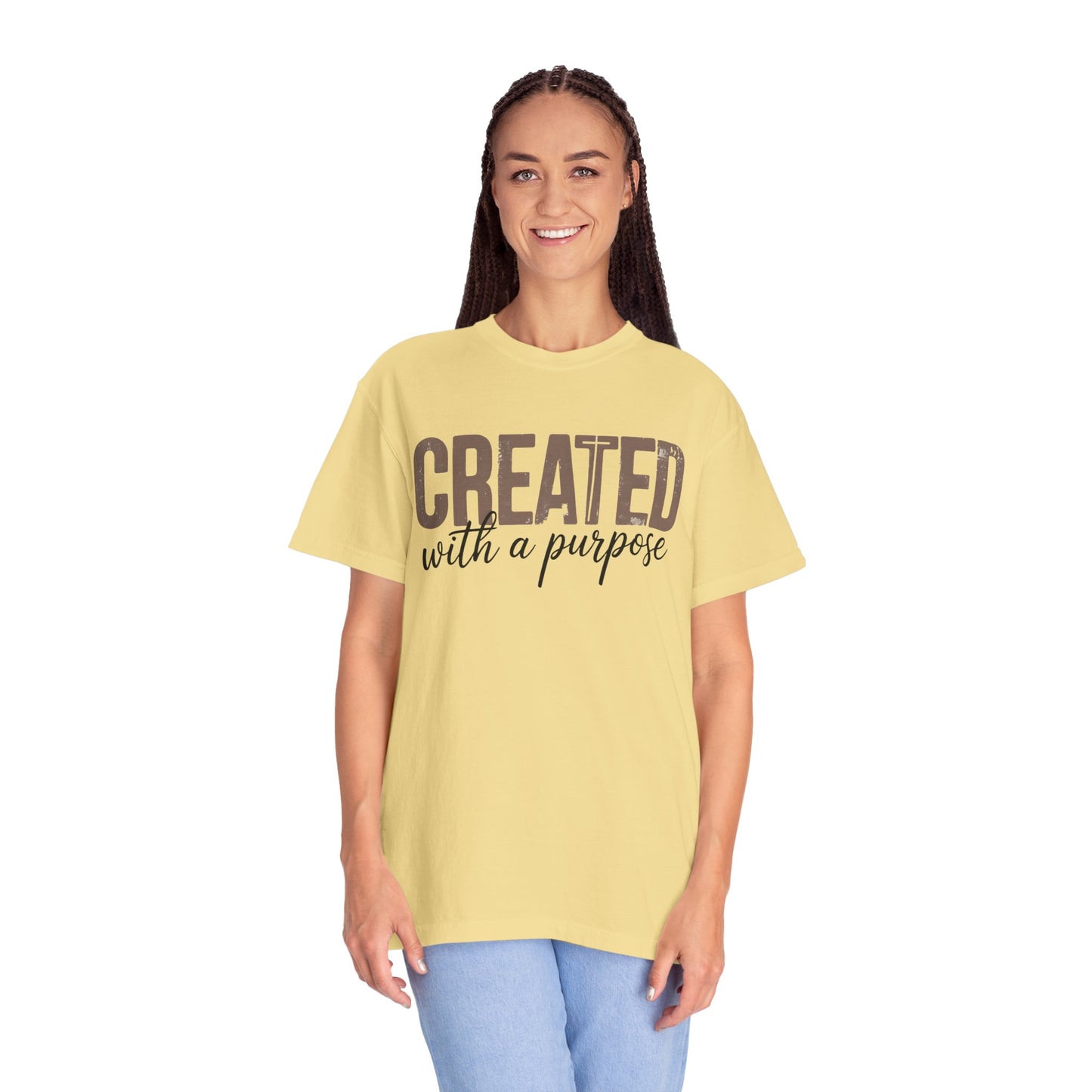 Faith-Inspired 'Created with a Purpose' Unisex T-Shirt