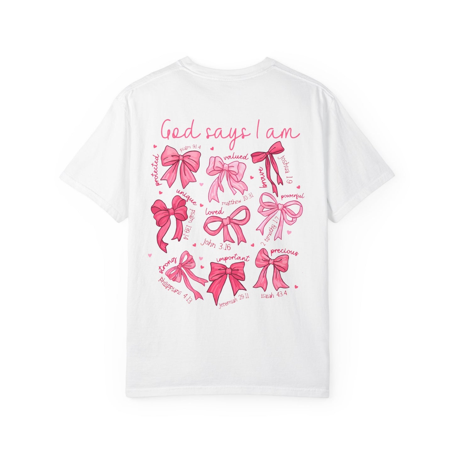 Faith-Inspired Belted Bow Graphic Unisex T-Shirt